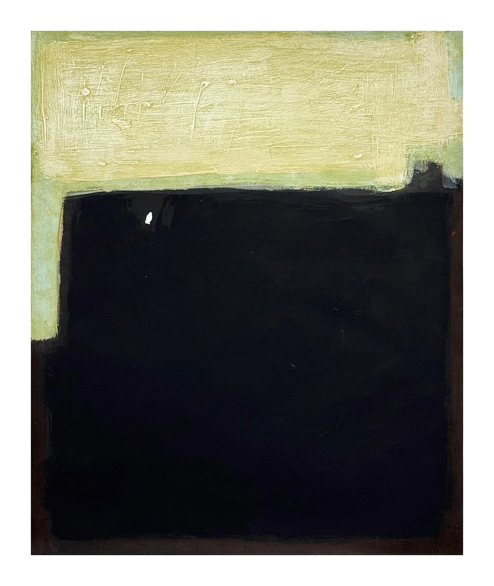 25 - 2026 - Creamed Lemon Lime - Verdigris - Deep Black with White drip - On Dark Cocoa