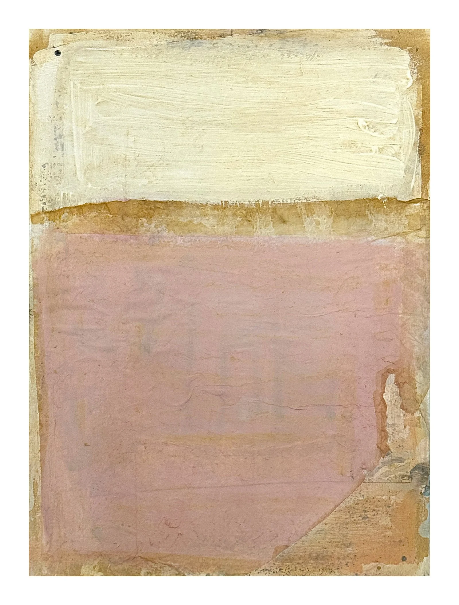 11 - 2026 - Bone White with Black drip - Soft Pink - on Creamed Caramel