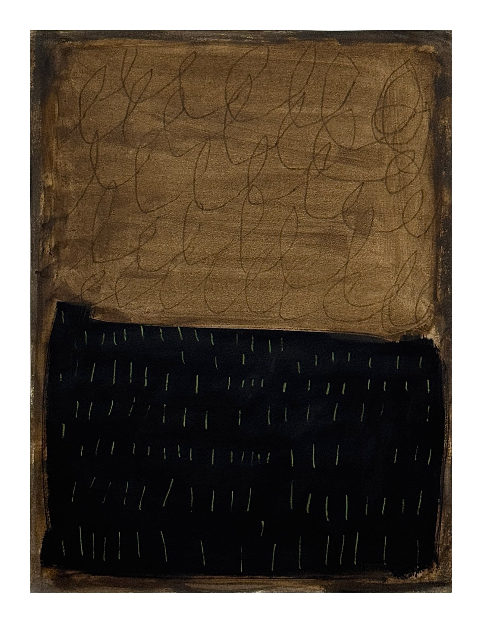 81 - 2026 - Gesso, Acrylic, Colour Pencil on Mixed Media Paper 18 x 24 inches