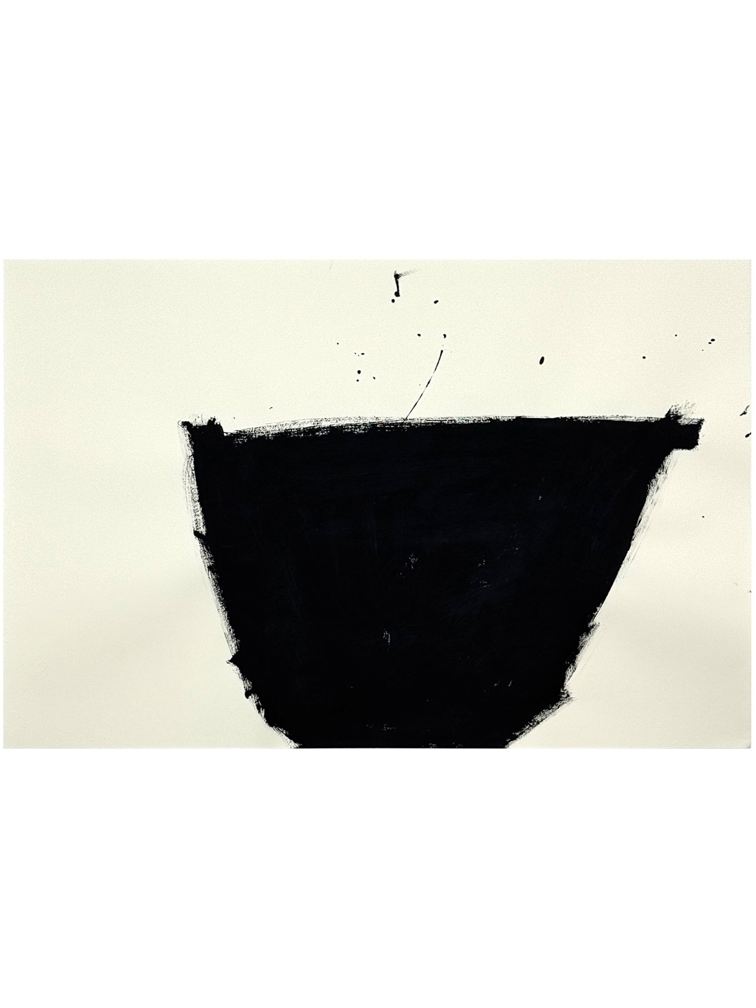135 - 2025 - Gesso on Cream Drawing Paper - 24 x 18 inches