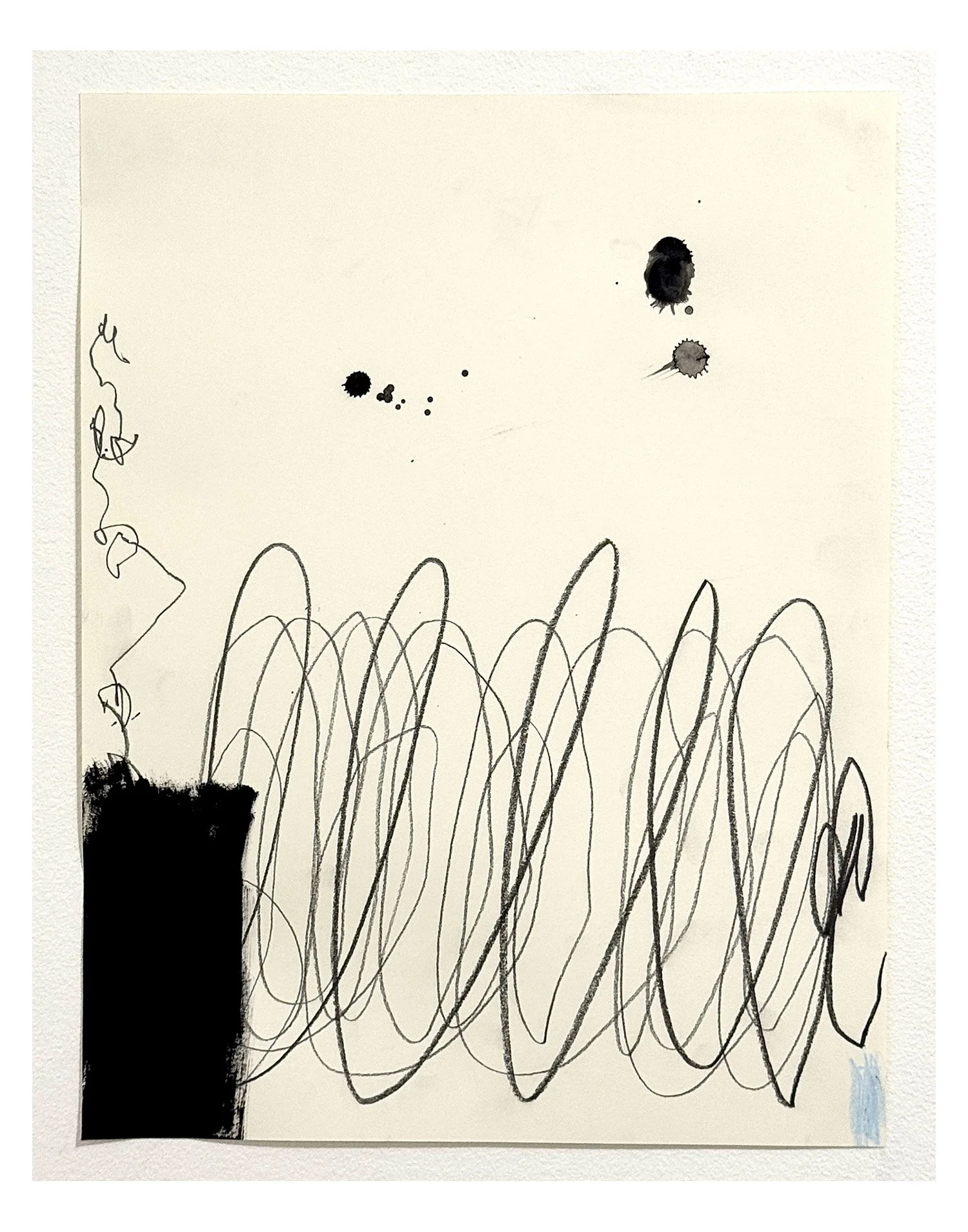 D68 - 2026 - Abstract drawing. Pencil, Colored Pencil, Crayon on Paper 11 x 14 inches