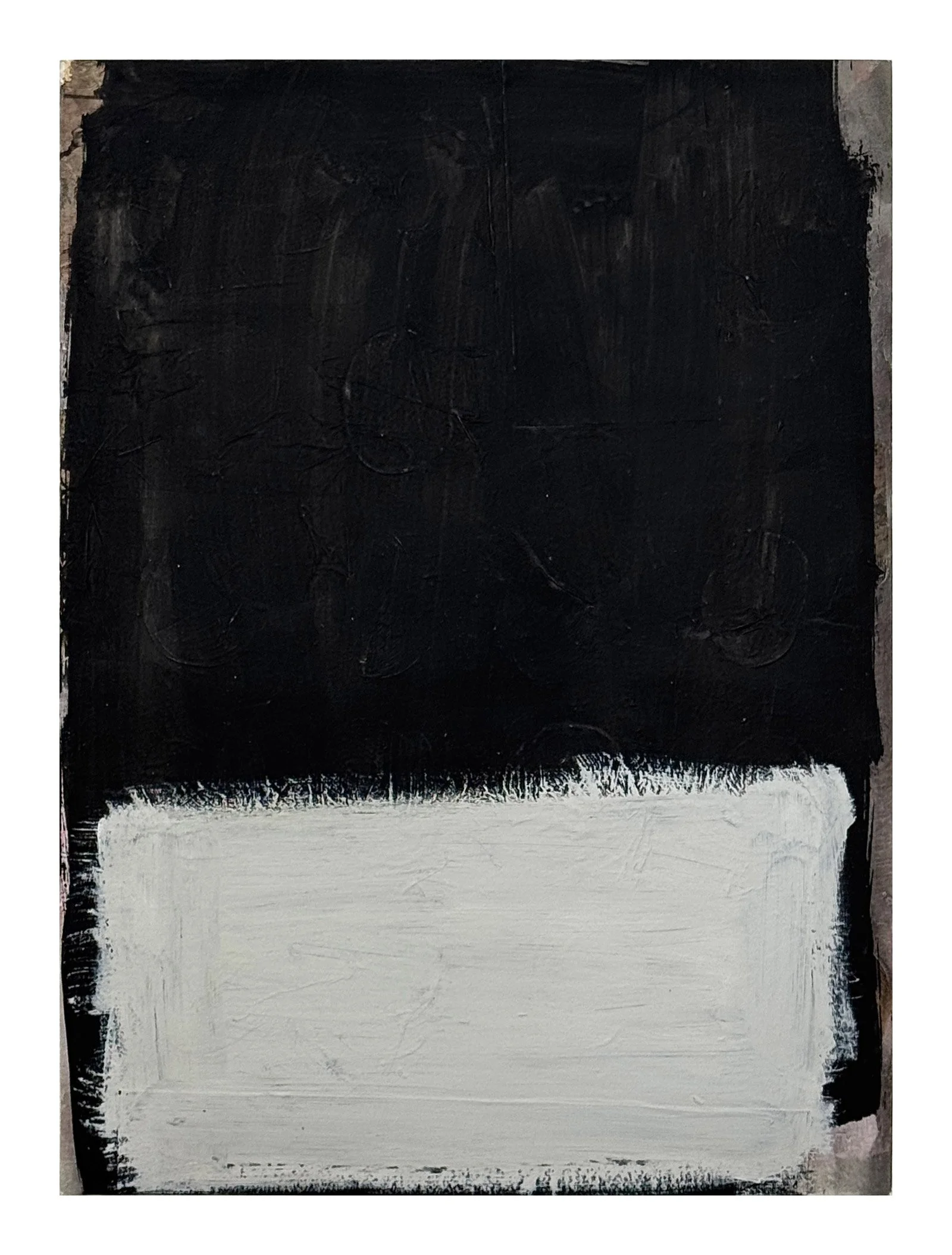 159 - 2025 - Silvered Grey - Textured Black - on Light Grey.