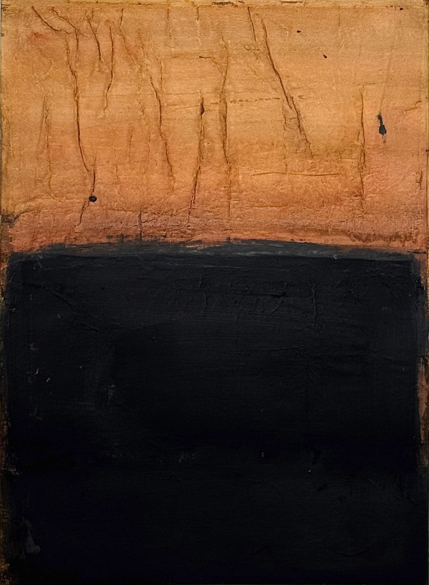 158 - 2025 "Moments of Contemplation" Collection. Burnt Orange - Deep Black