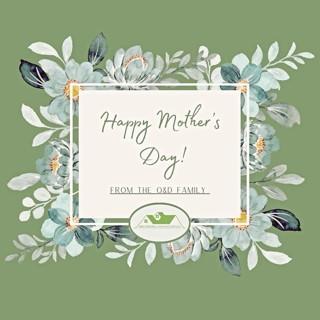 🌷Happy Mother&rsquo;s Day 🌷

Let&rsquo;s take a moment to give thanks and celebrate our mothers on this lovely day! 

#happymothersday #mothersday #moms #roofingcontractor #mothers #roofing #odgeneralcontractor