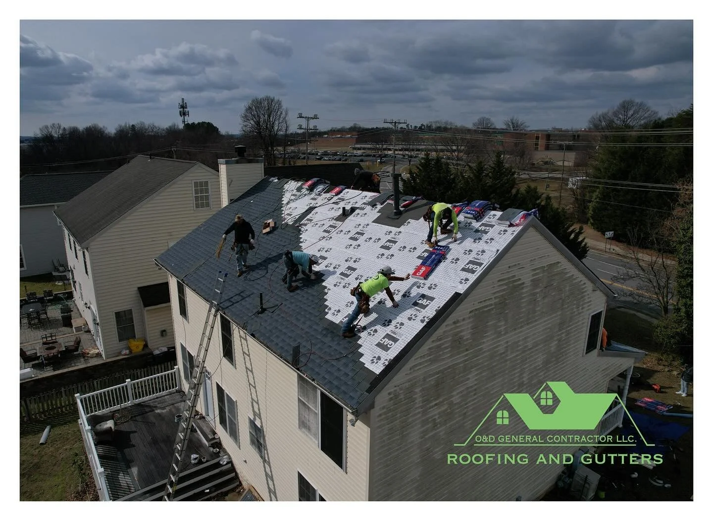 We installed GAF Tiger Paw premium underlayment on this home.

#roofing #odgeneralcontractor #gafroofing #gaf #maryland #virginia #washingtondc #dmv #quality #reliable #generalcontractor #familyownedandoperated #roofers