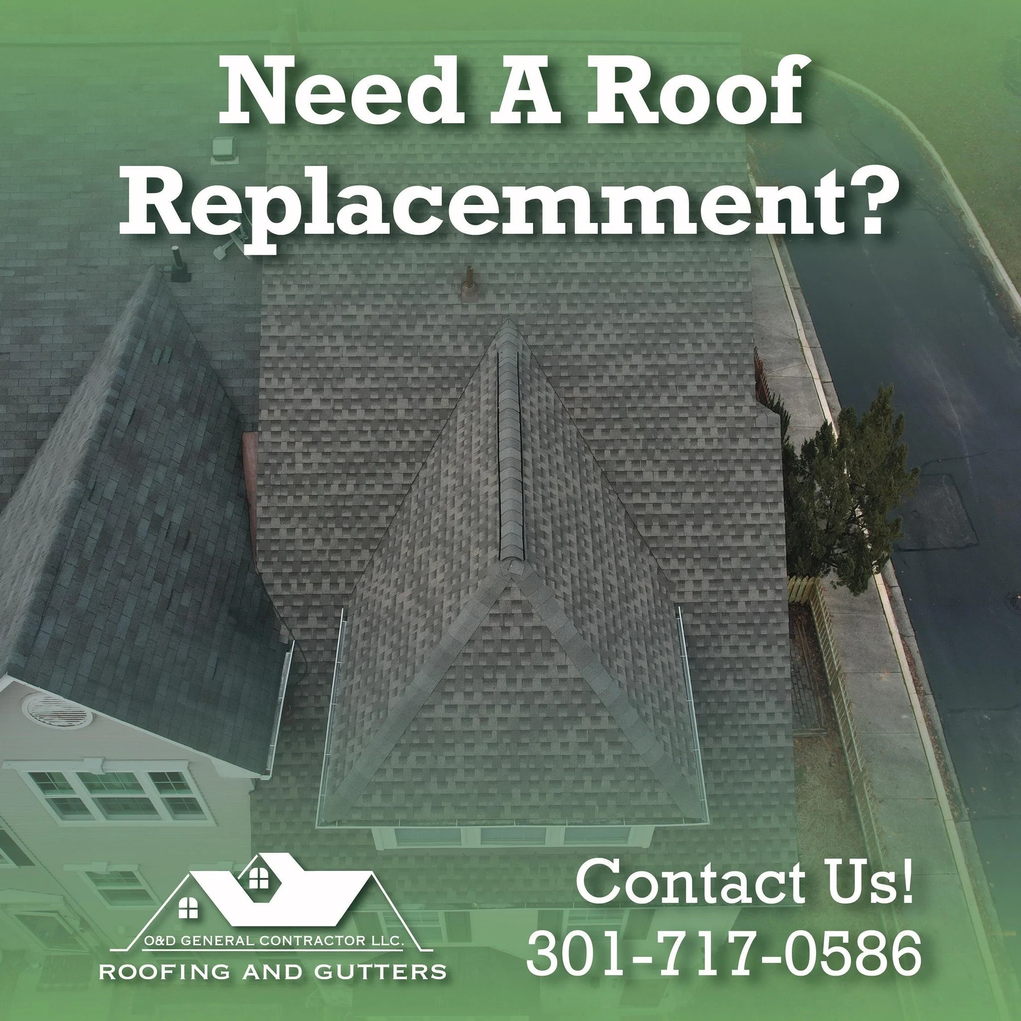 Time for a roof replacement? Trust O&amp;D General Contractors, to elevate your home&rsquo;s protection with quality craftsmanshipand integrity.

For a free Inspection, Estimate, or Consultation.
Contact Us! ☎️: 301-717-0586 / 240-422-3406.
-
-
-
-
-