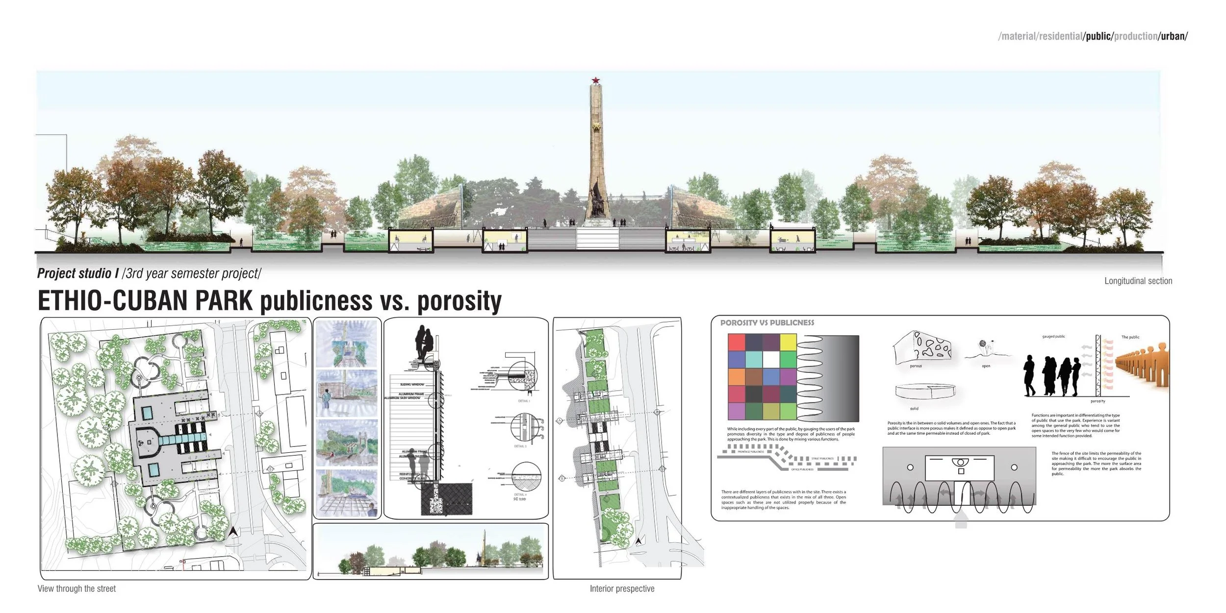 Public park - Urban design studio, 2010