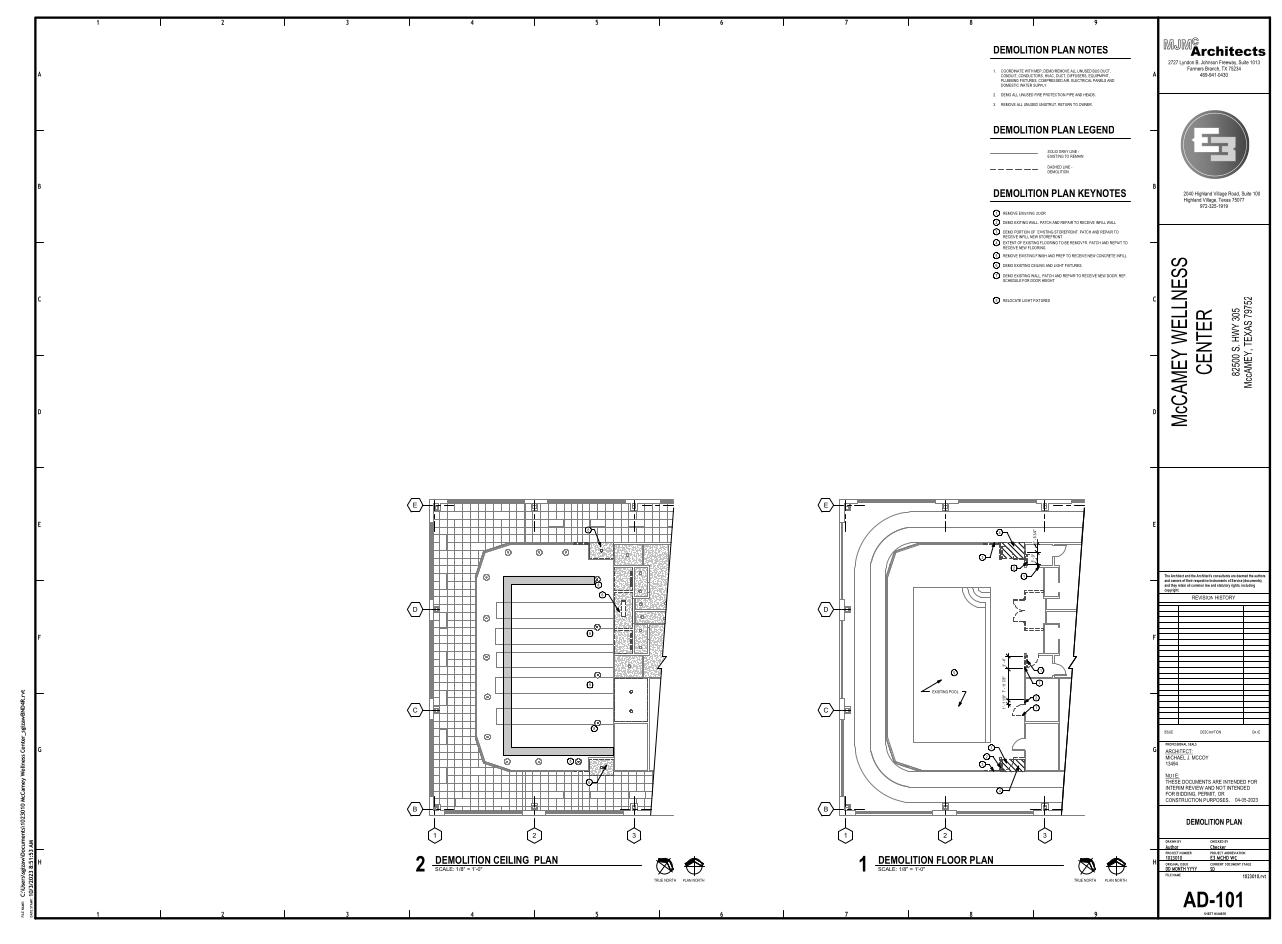 McCamey Wellness Center Rennovation - 2023