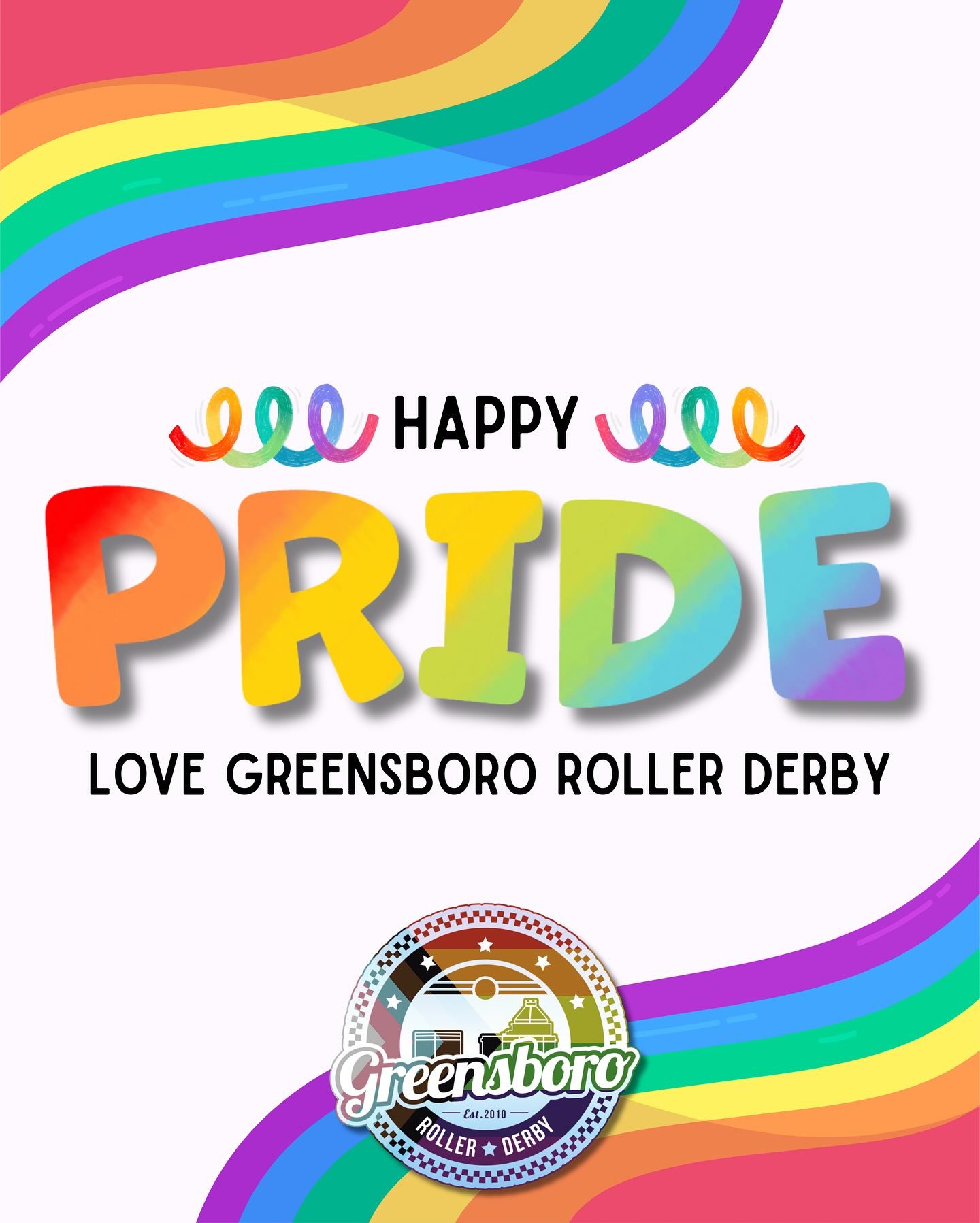 Happy Pride Month! 🏳️&zwj;🌈🏳️&zwj;⚧️🛼

At GSORD, we celebrate love, inclusion, and the amazing LGBTQ+ &amp; non-binary skaters who make our league shine. 🌈✨

We see you. We love you. Keep rollin&rsquo; proud. 💖