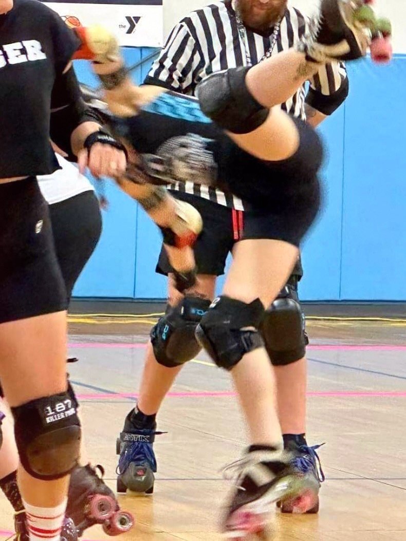 🚂MEET THE SKATERS OF GREENSBORO ROLLER DERBY🚂

Meet Dolly Farton, #925, She/Her: 

Farts rolled onto the scene in 2019 with Greensboro Roller Derby and never looked back.

&ldquo;It&rsquo;s fun &mdash; I get to be Farts.&rdquo; 💨

She&rsquo;s here