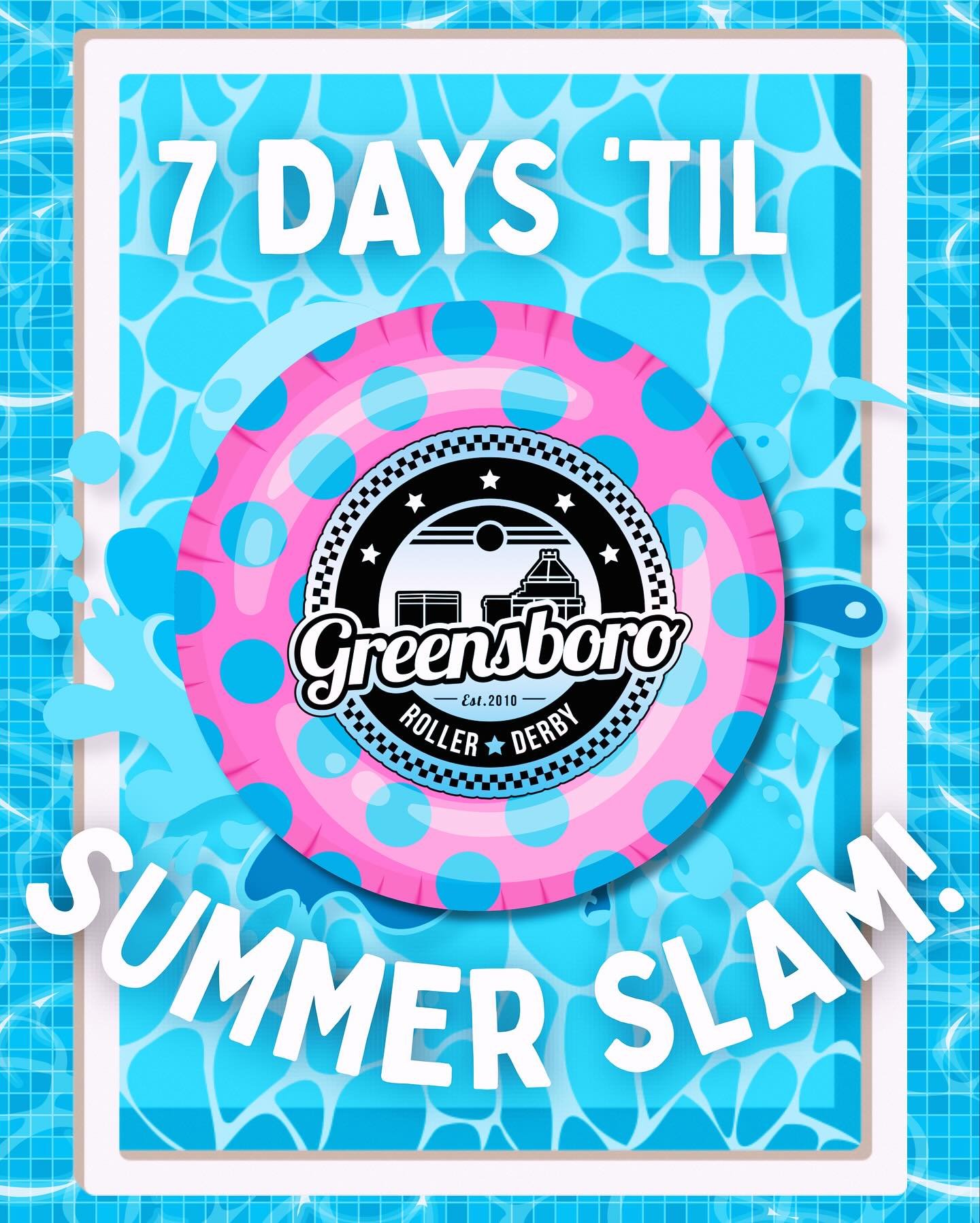 SUMMER SLAM IS A WEEK FROM TODAY!! Have you bought your tickets yet?? 🩵 check the link in our bio to get them today! 

🏄&zwj;♂️🌊 📅 July 12th 📍 Novant Field House 1921 W Gate City Blvd, Greensboro, NC

💥 What&rsquo;s Going Down: ⚔️ 1 Sanctioned 