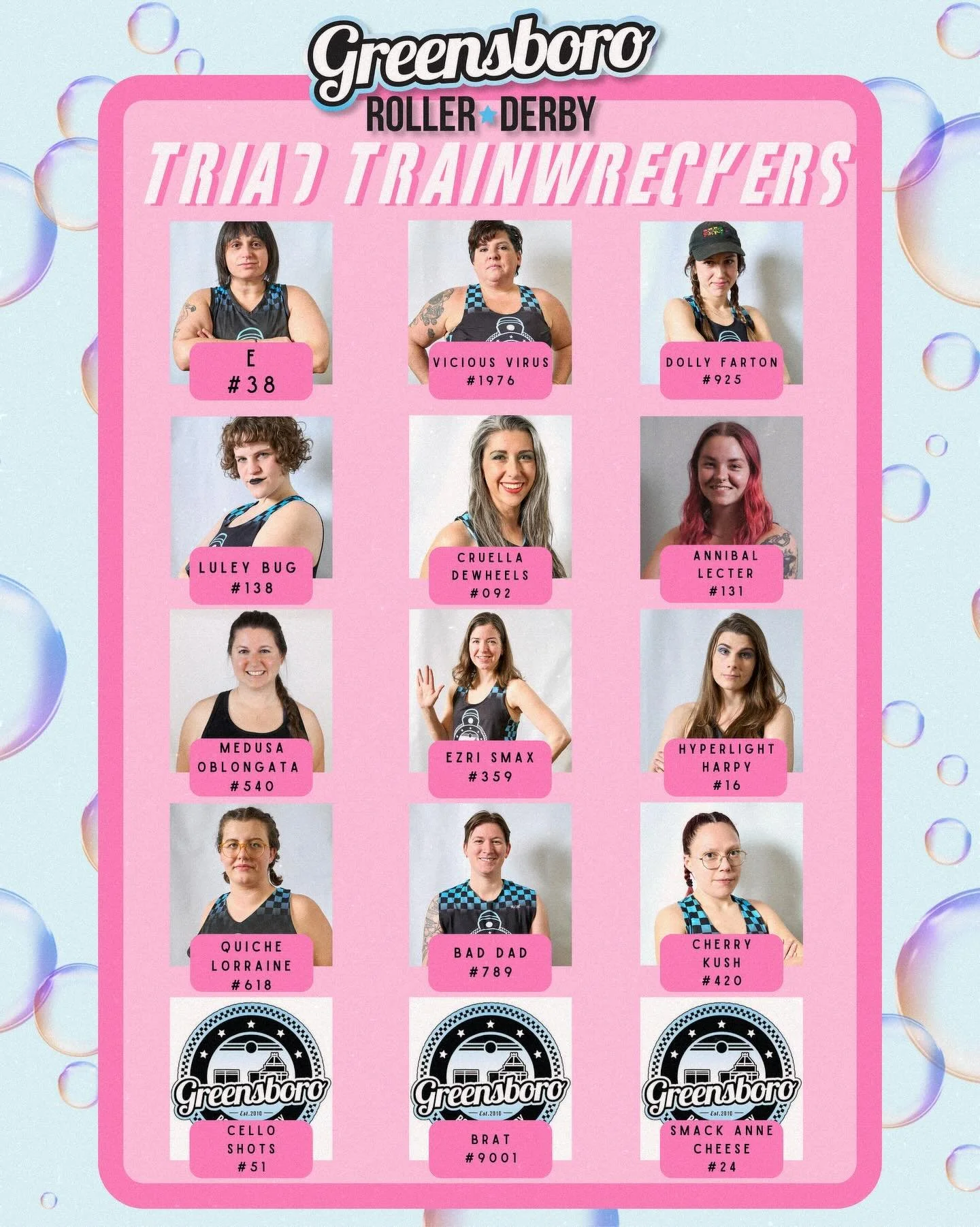 THIS SATURDAY, August 23rd, GSORD&rsquo;s Triad Trainwreckers are taking on Little City Roller Derby for the SECOND TIME this summer!!

210 Skateway Dr., Bristol, TN

Doors will be opening at 4:00 PM and the first whistle at 5:00 PM💥

Tickets are $1