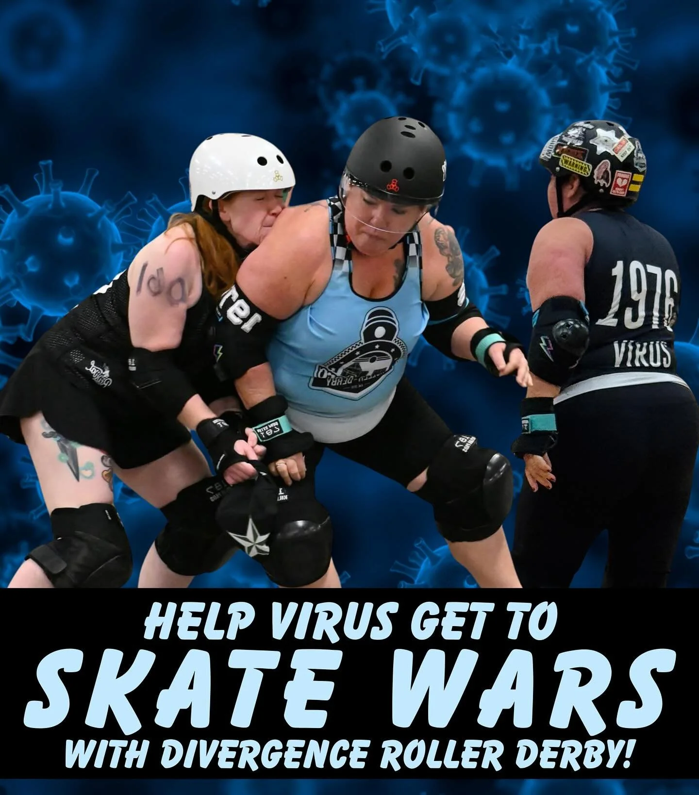 Our very own Vicious Virus will be heading to Skate Wars in Lansing, MI September 5-7 as part of Team Divergence Roller Derby!

Help get her there by throwing some $$ her way if you are able:

https://www.paypal.me/stefaniekessler1976

https://venmo.