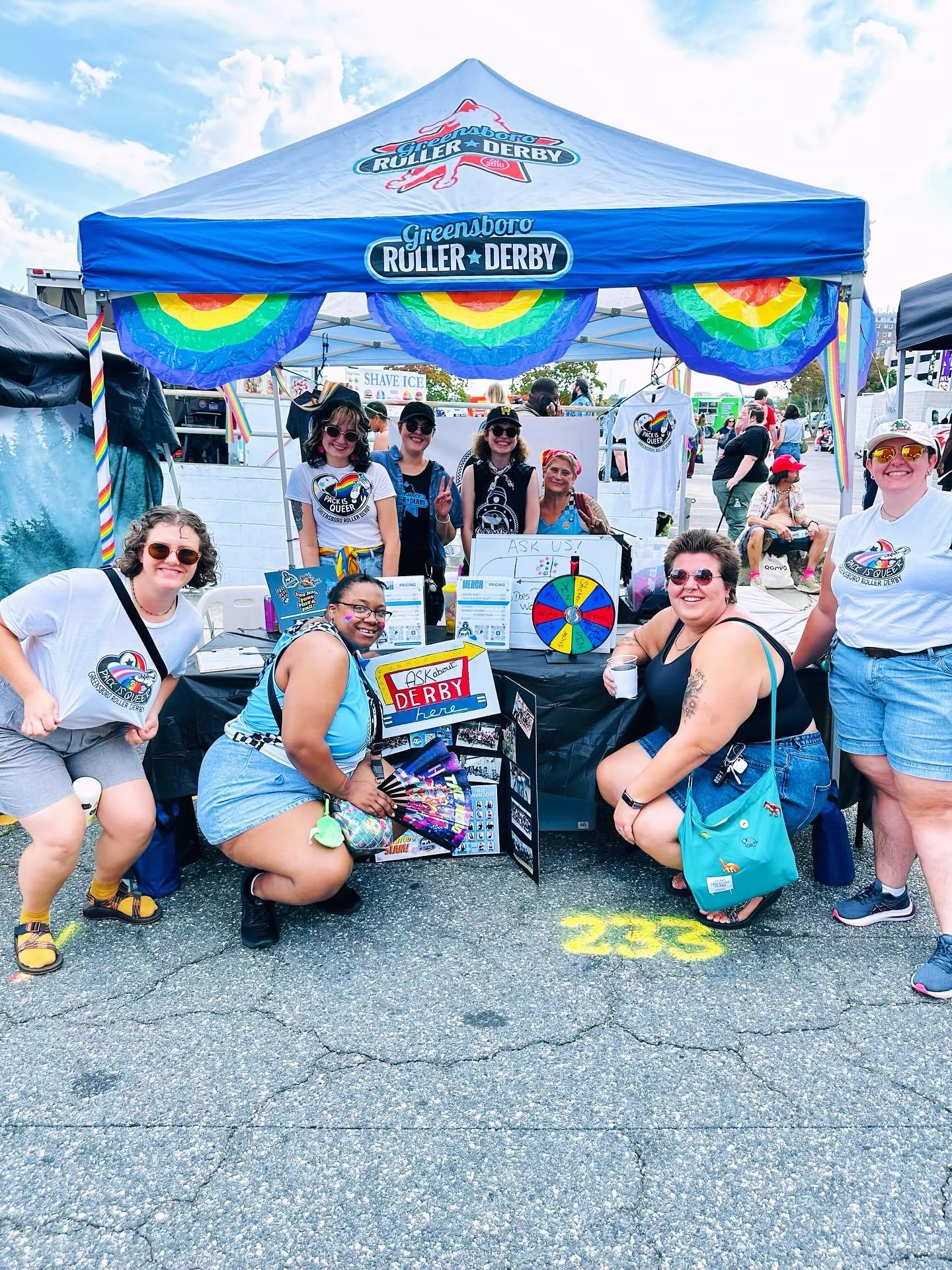 We had a BLAST meeting y&rsquo;all and hanging out at @greensboropride yesterday! Thanks so much to everyone that stopped by our booth and chatted with us. Hope to see your lovely faces next season!! 

🌟Check back here soon for info on our upcoming 