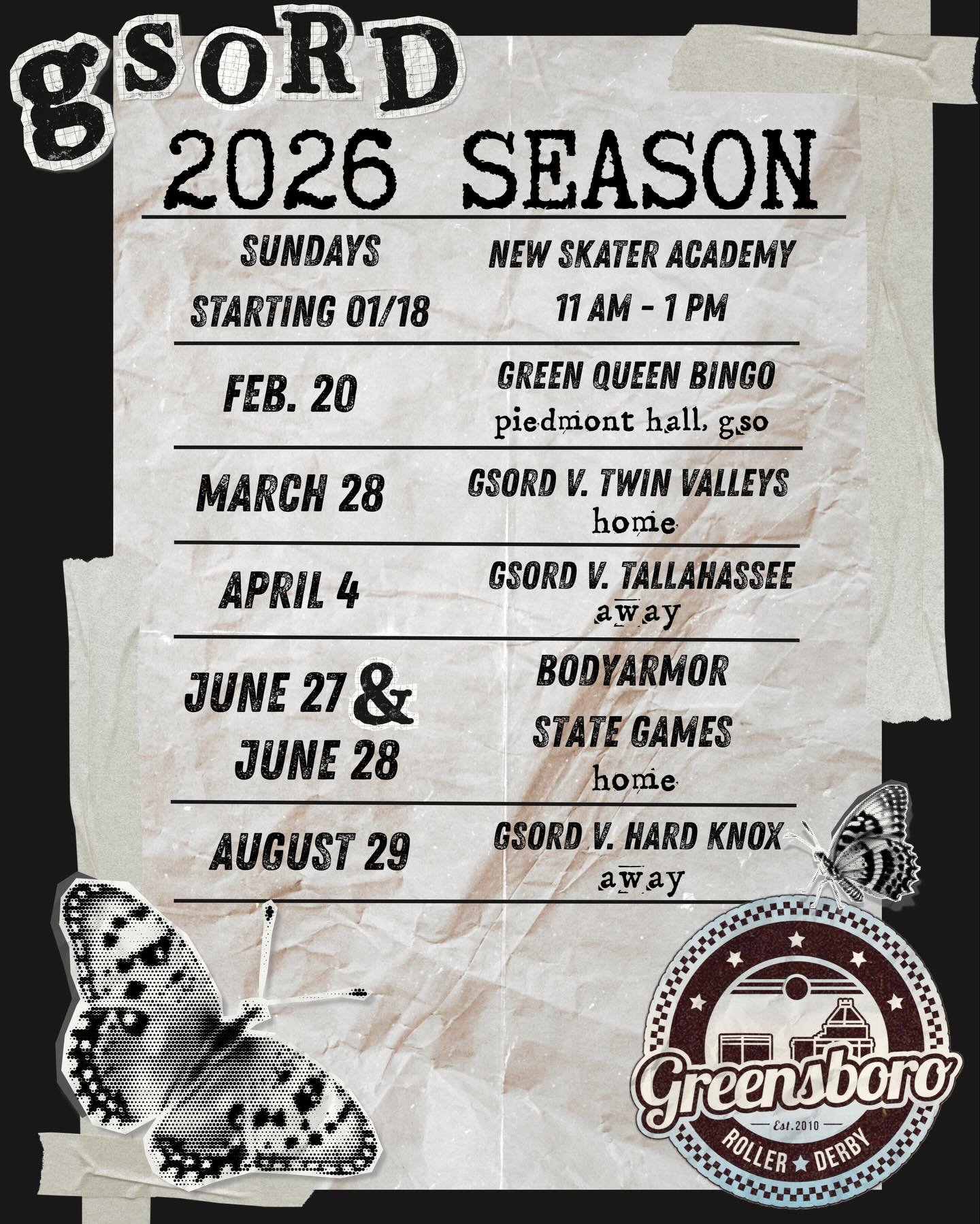 We&rsquo;ve got a jam packed 2026!! 

Hope to see y&rsquo;all at Green Queen Bingo this Friday!! 🌈