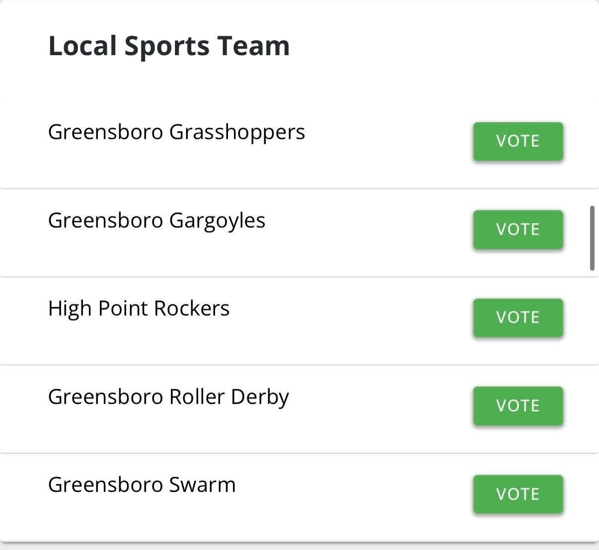 We don&rsquo;t know if y&rsquo;all saw buuuuuut did you know that you can vote for GSORD as your favorite local sports team?? Visit HERE: https://greensboro.com/exclusive/readerschoice/ballot-2026/#// to cast your vote for the readers choice 2026!! ?