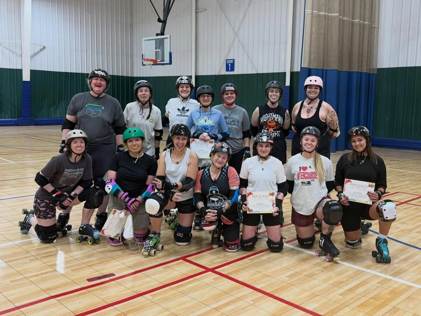 Look who graduated Academy today!! 🙌 we are SO SO proud of all of you. They also got to meet their new league Bigs today!! Congrats, y&rsquo;all!! 🥹

Up Next: Scrimmage School!!! 🙌 We can&rsquo;t wait to see what all of you bring to the track!! 🩵