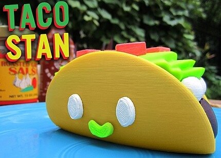 Taco Stan - one of my first 3D printed projects.