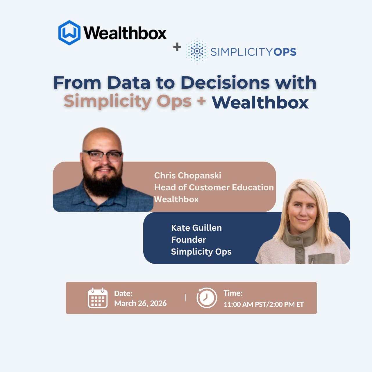 From Data to Decisions with Simplicity Ops + Wealthbox