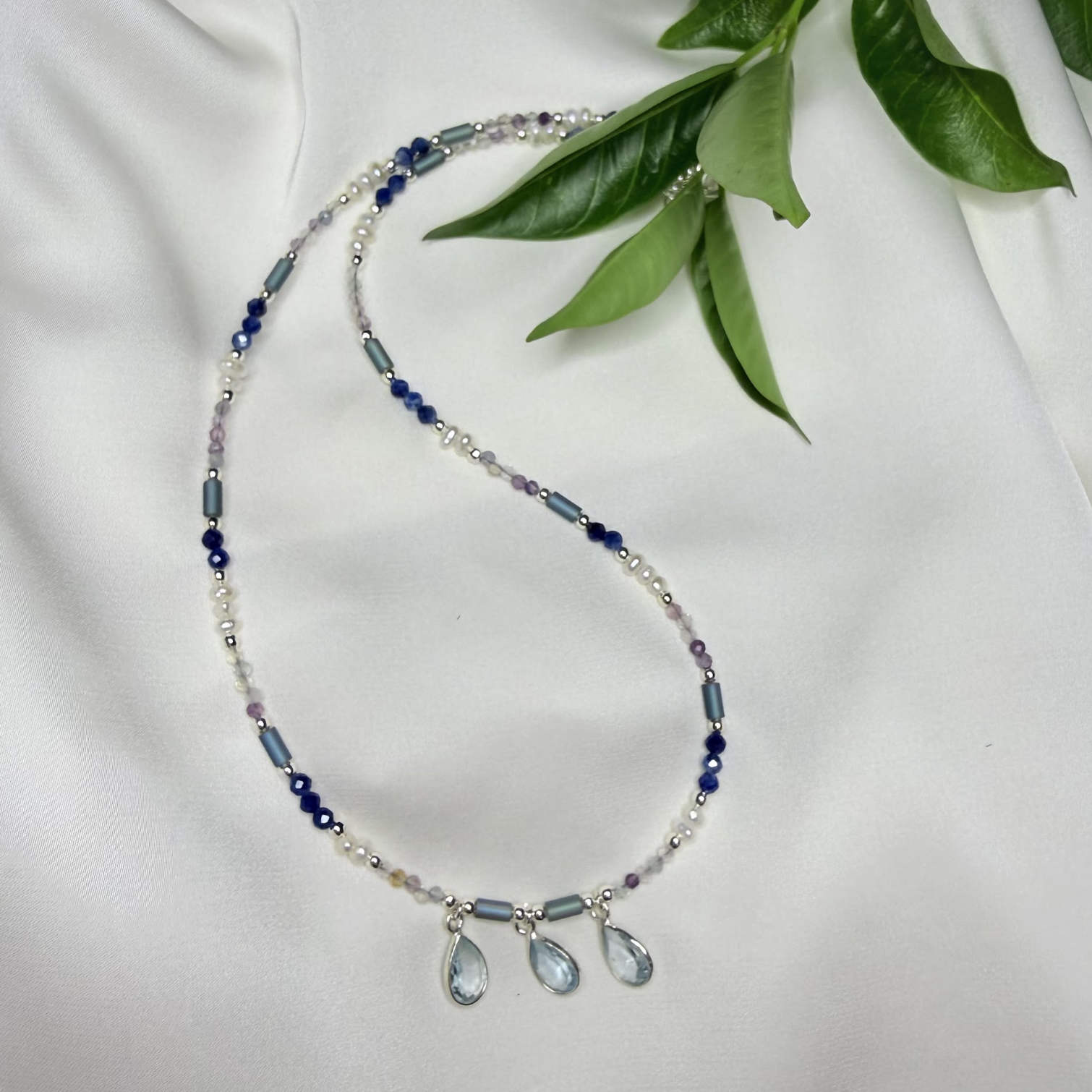 Rainy Day Gemstone Necklace