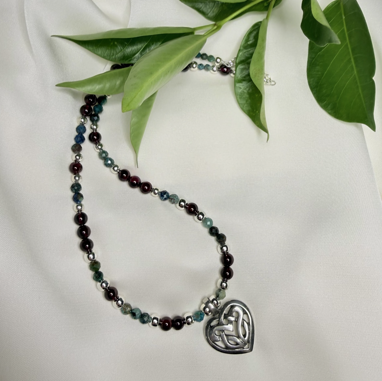 Celtic Charm Gemstone Necklace