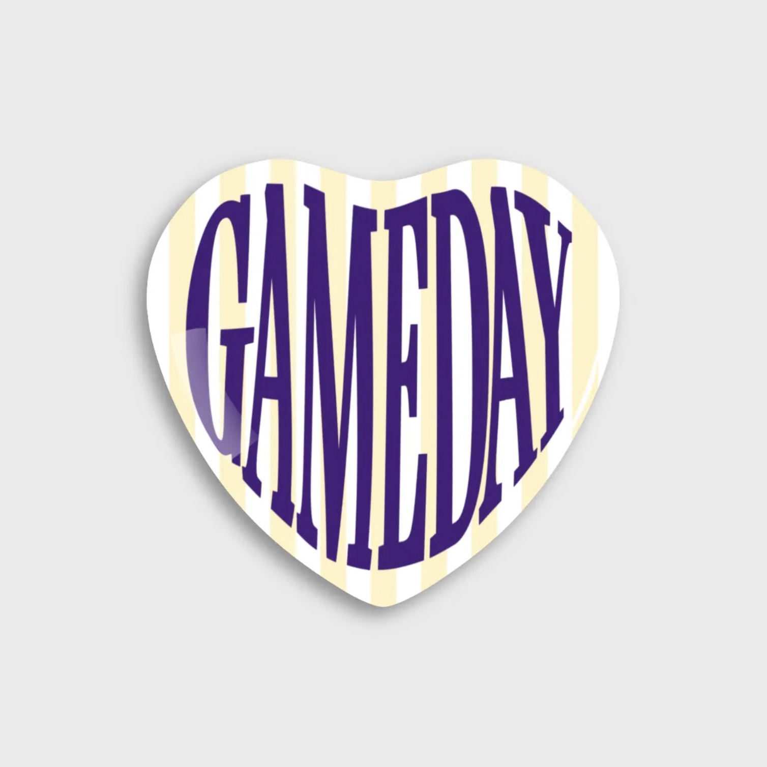 gameday heart pin