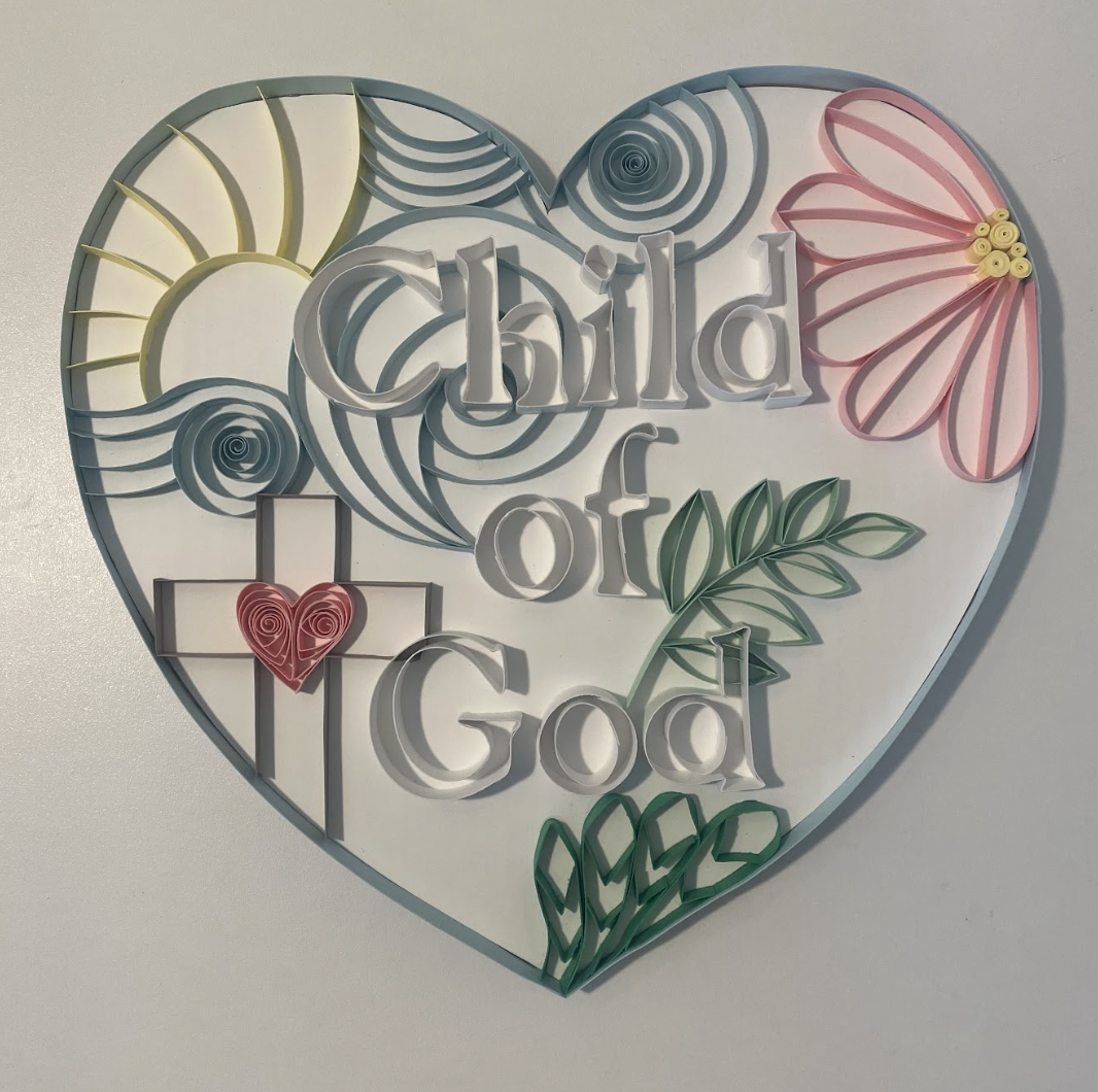 child of God paper quilling