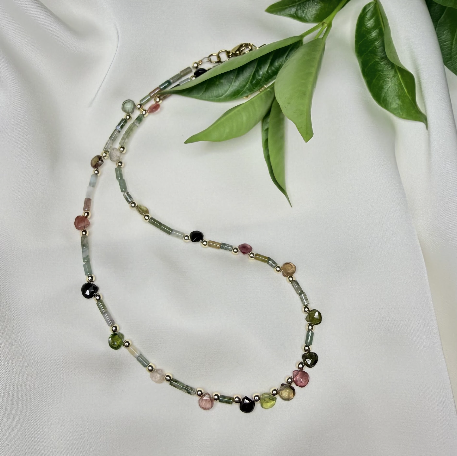 Enchanting Ivy Gemstone Necklace