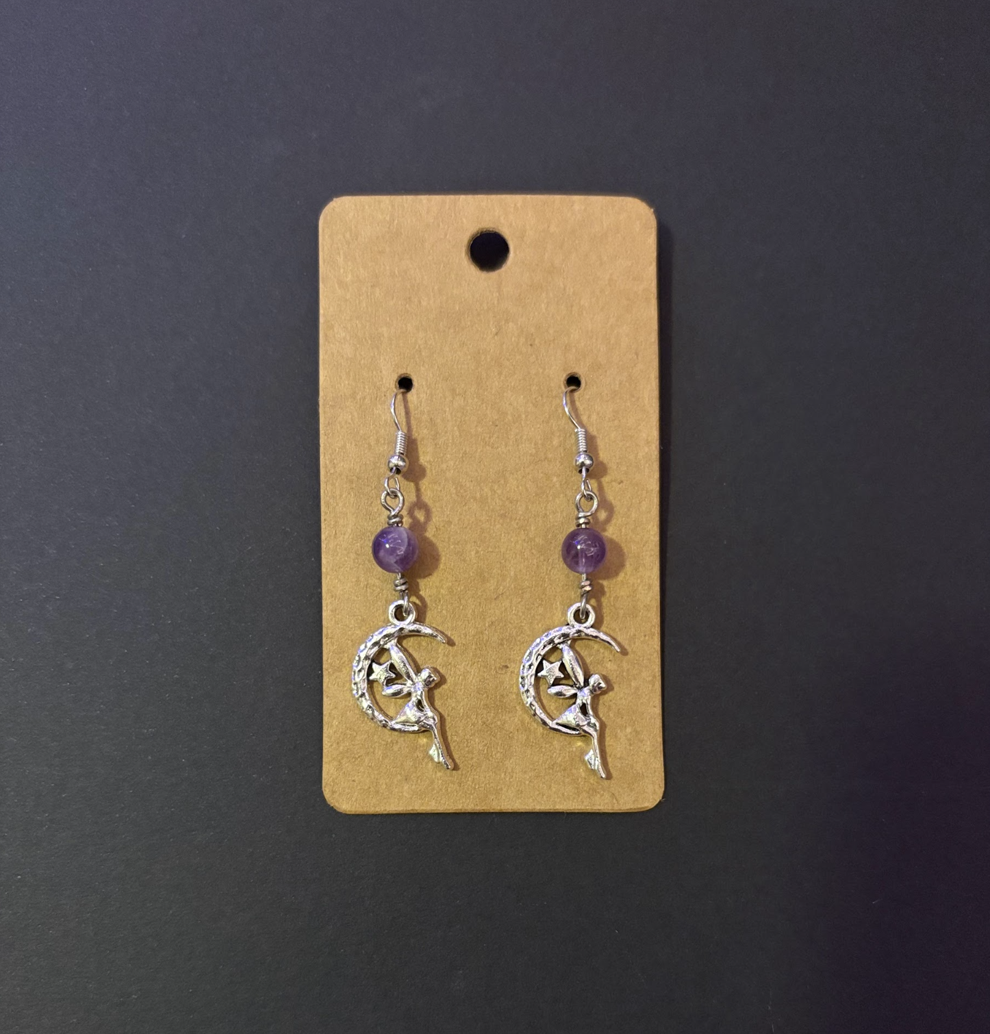 Amethyst Fairy Earrings