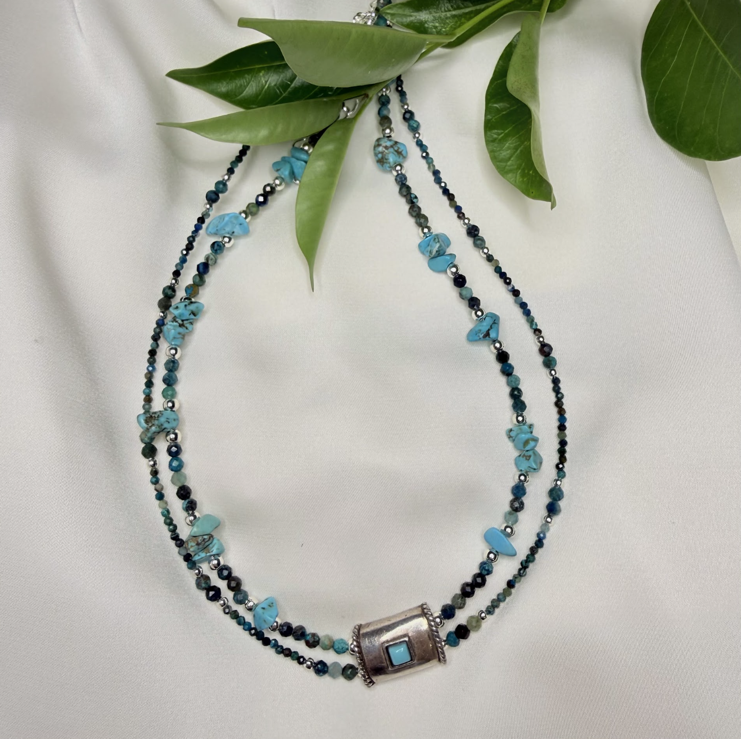 Canyon Blue Gemstone Necklace