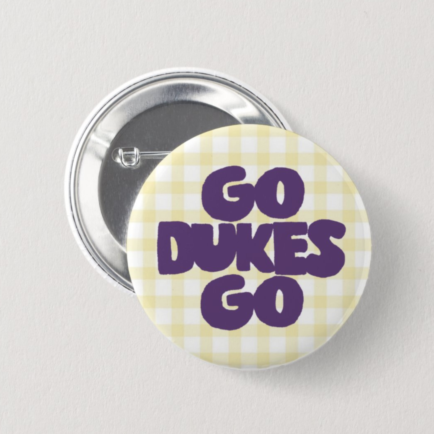 go dukes go (medium) pin