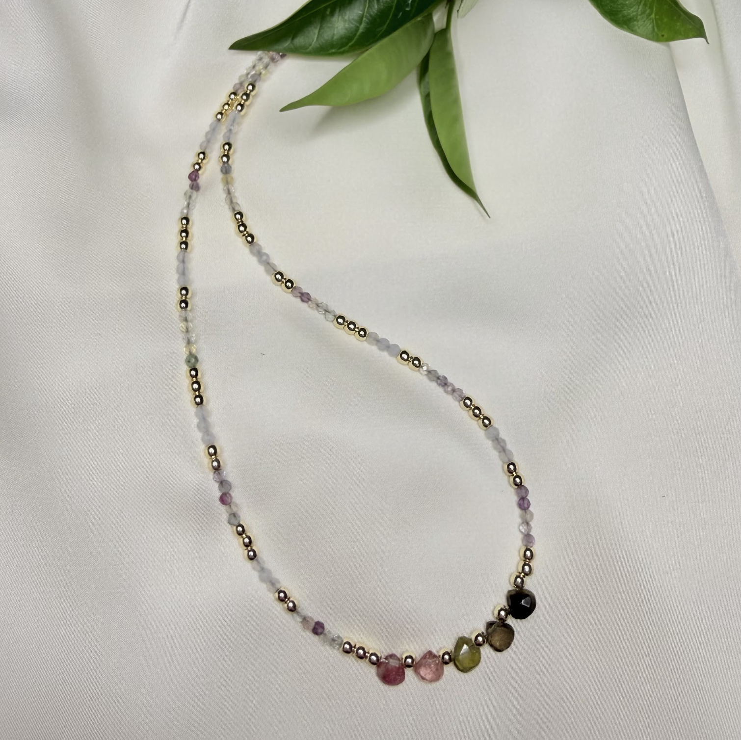 Botanical Berry Gemstone Necklace