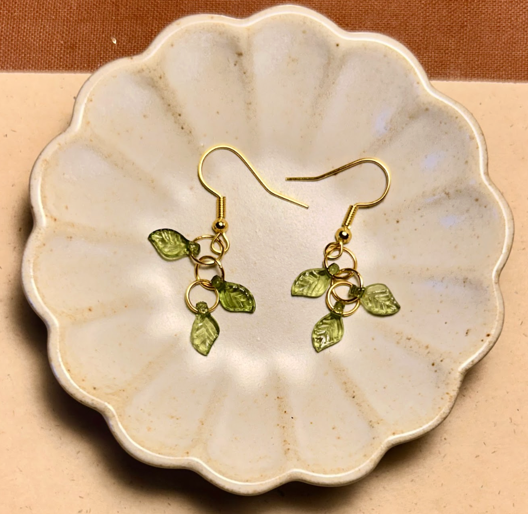 Leaf Chain Earrings