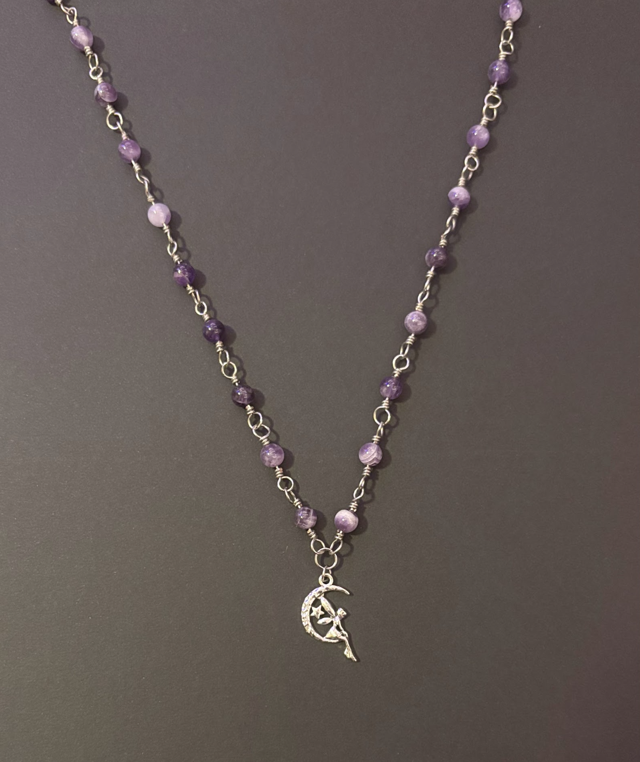 Amethyst Fairy Necklace