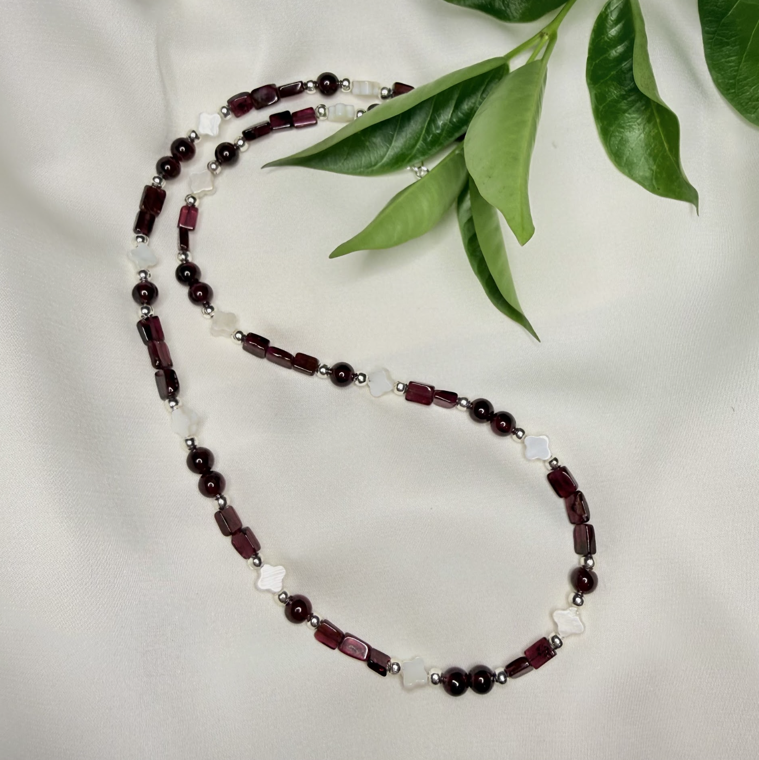 Black Cherry Gemstone Necklace