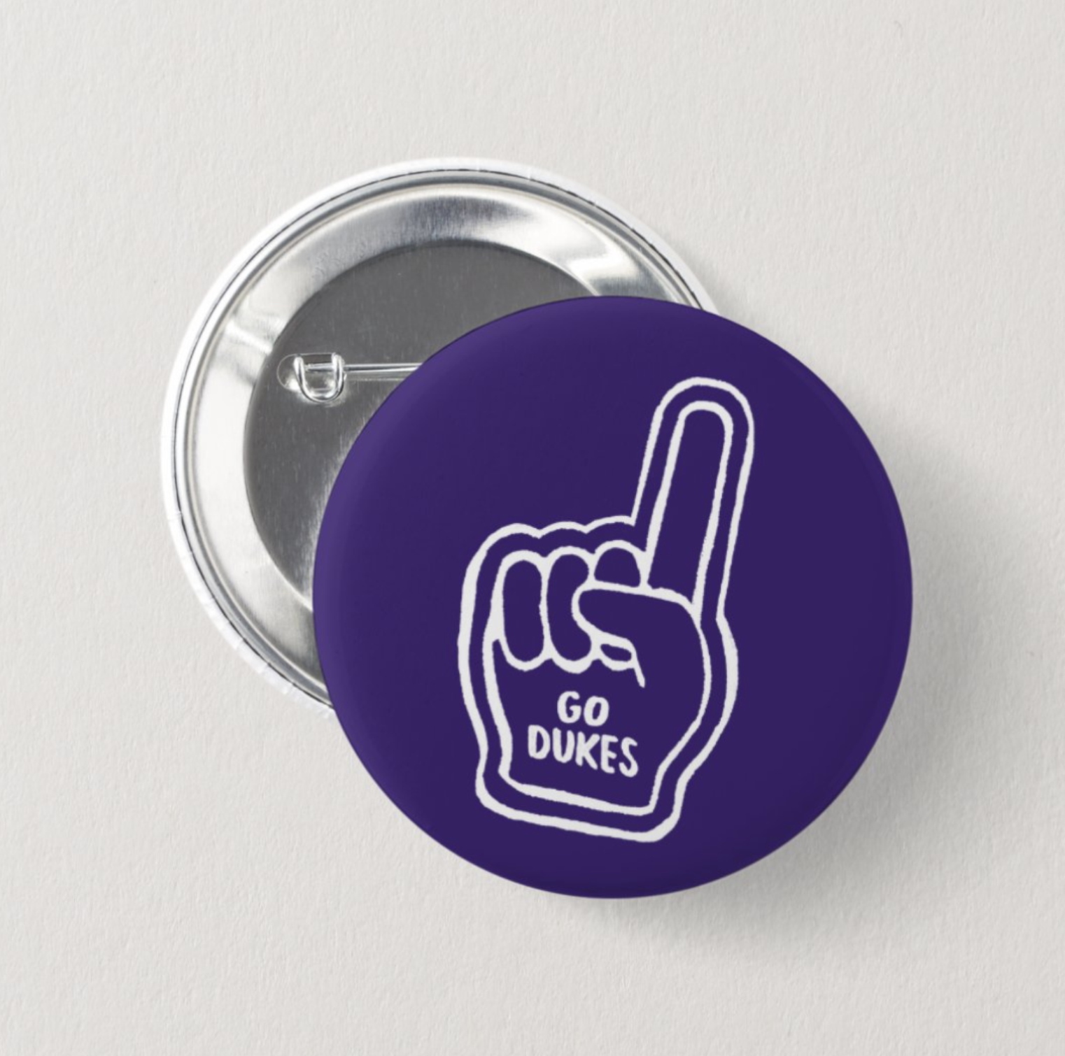 foam finger (purple) pin