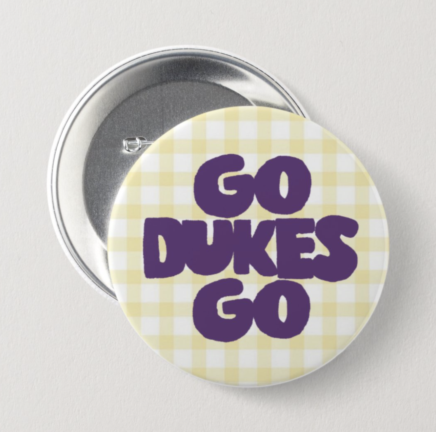 go dukes go (large) pin