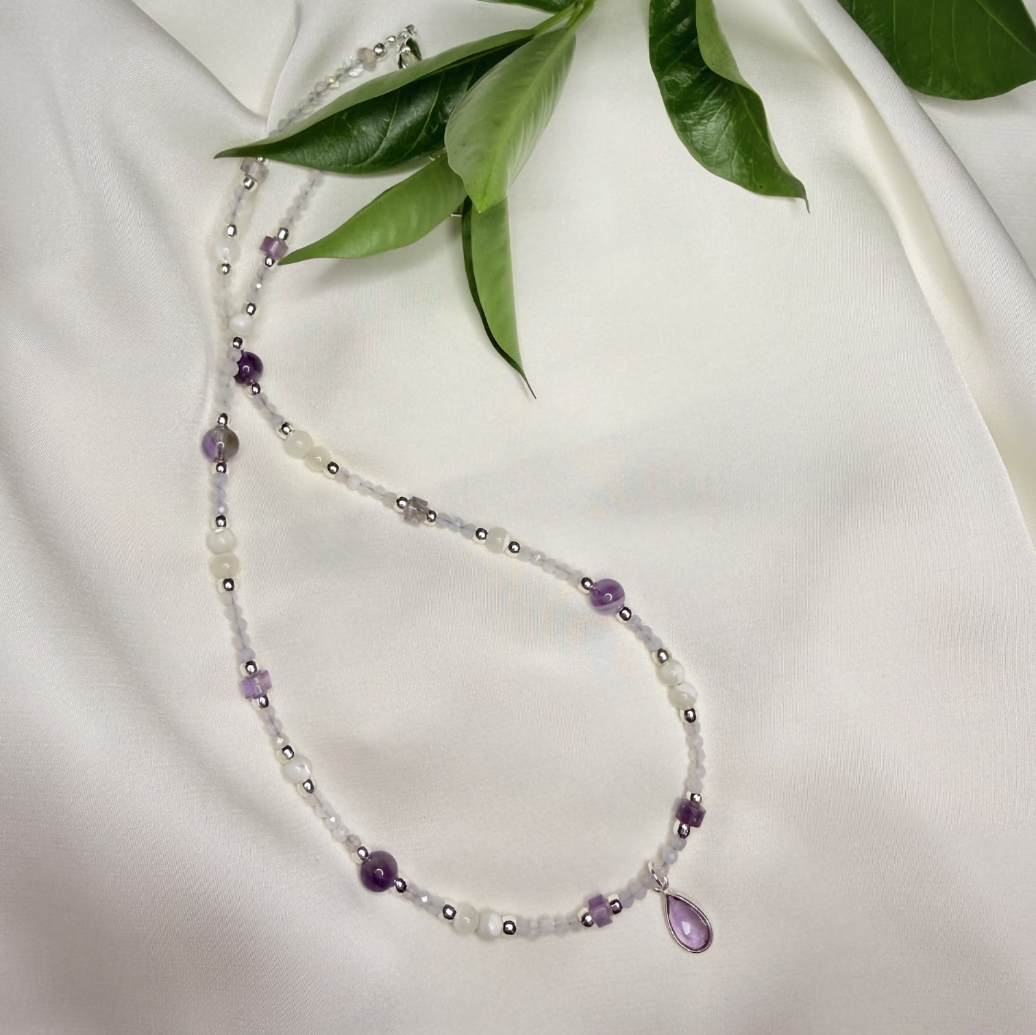 Wisteria Gemstone Necklace