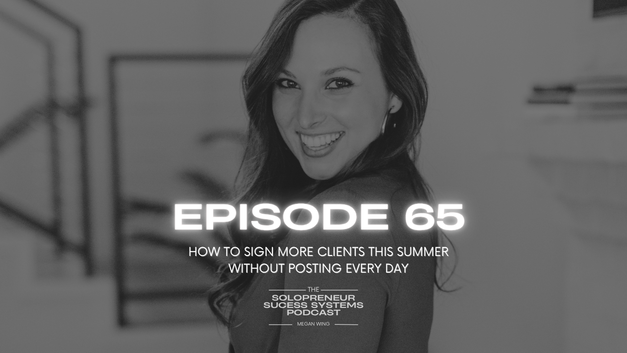 Episode 65: How to Book More Clients by DMing Better (Not Posting More)