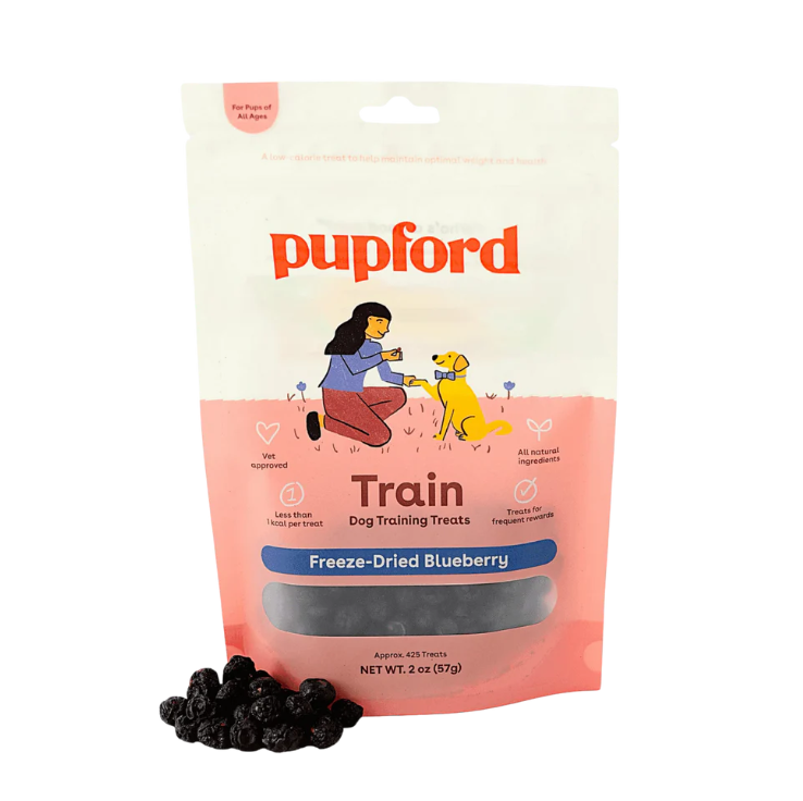 Pupford Freeze Dried Blueberries - less than 1 kcal/treat.