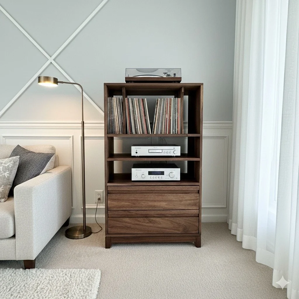 Upright Audio Cabinet - Winderman Style