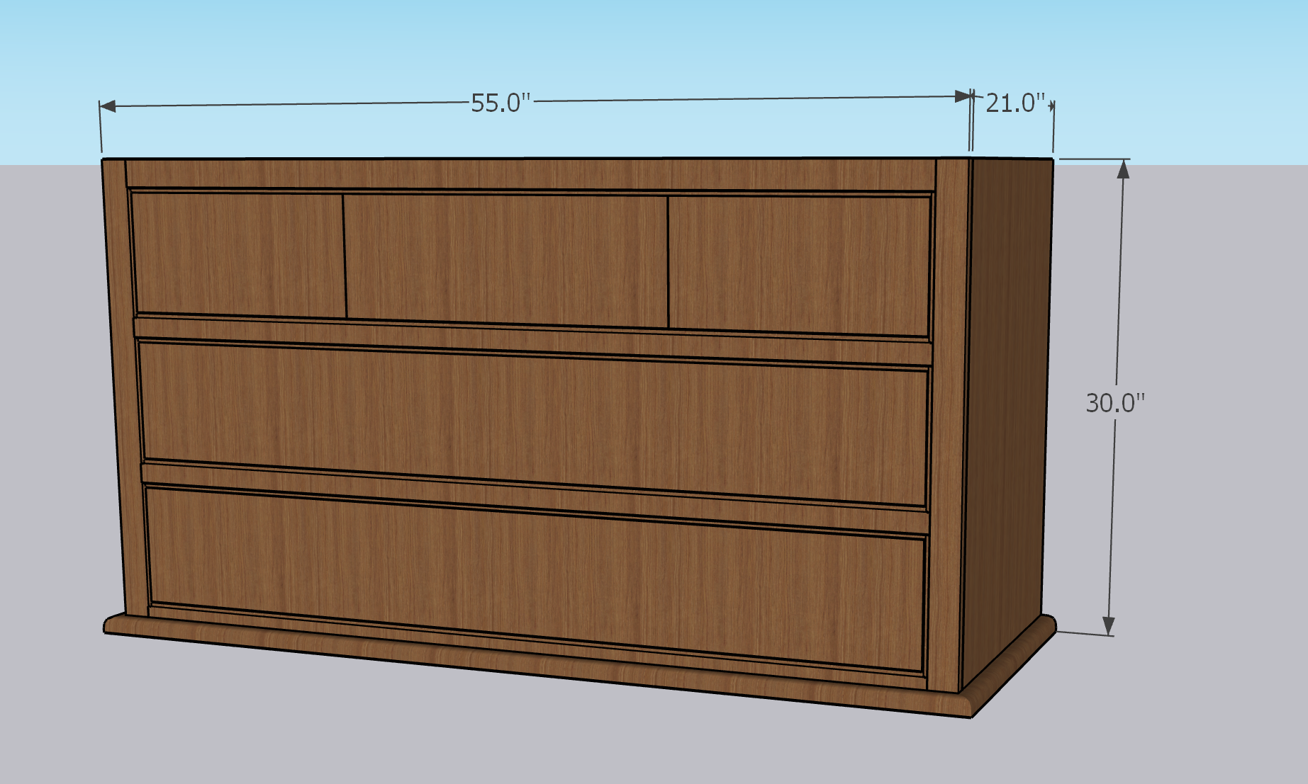 55" Custom Vanity - Jae V