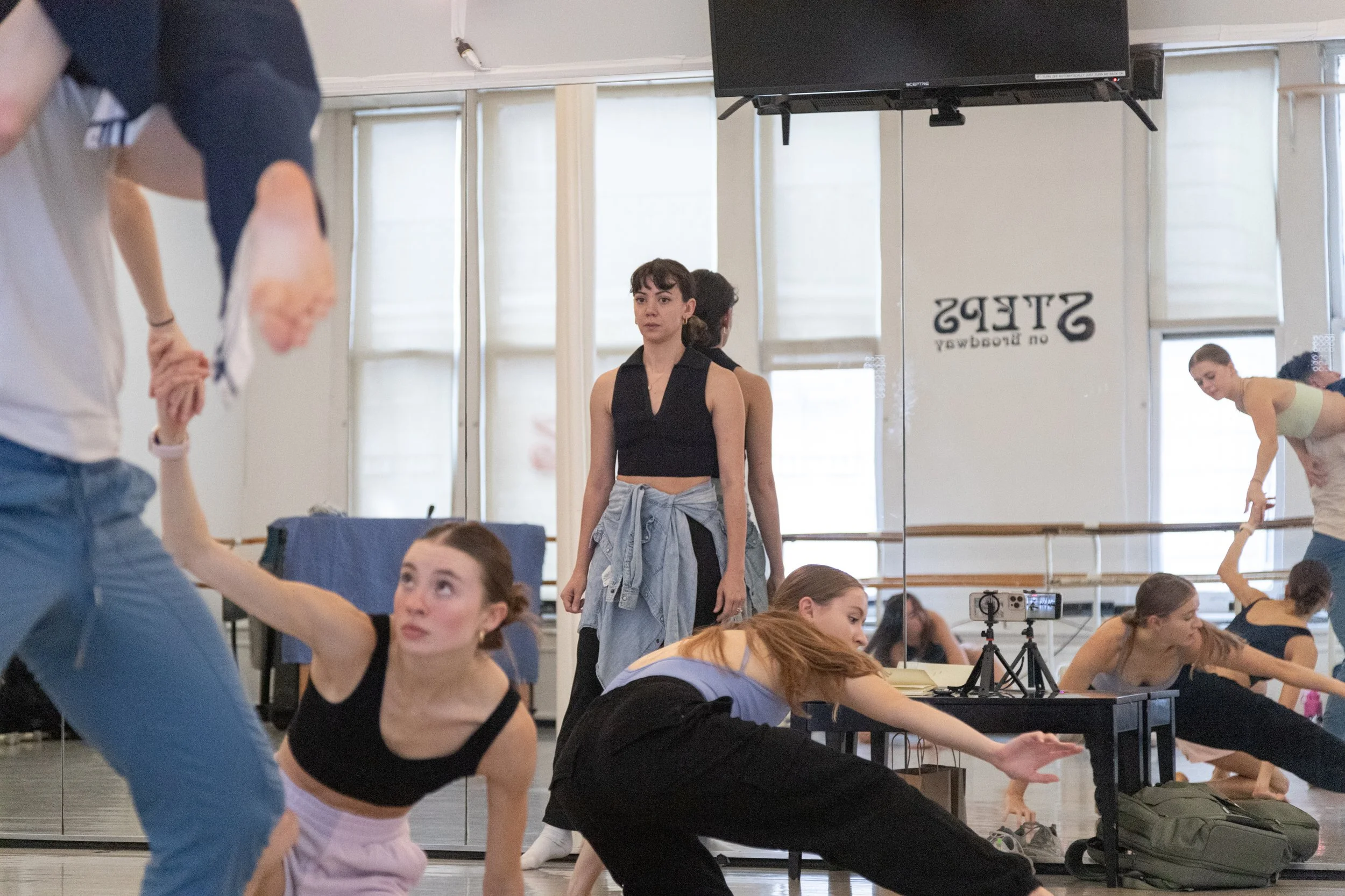 artists of the Steps on Broadway Conservatory rehearse Feminal - photo by Jeremy Kyle Gruner