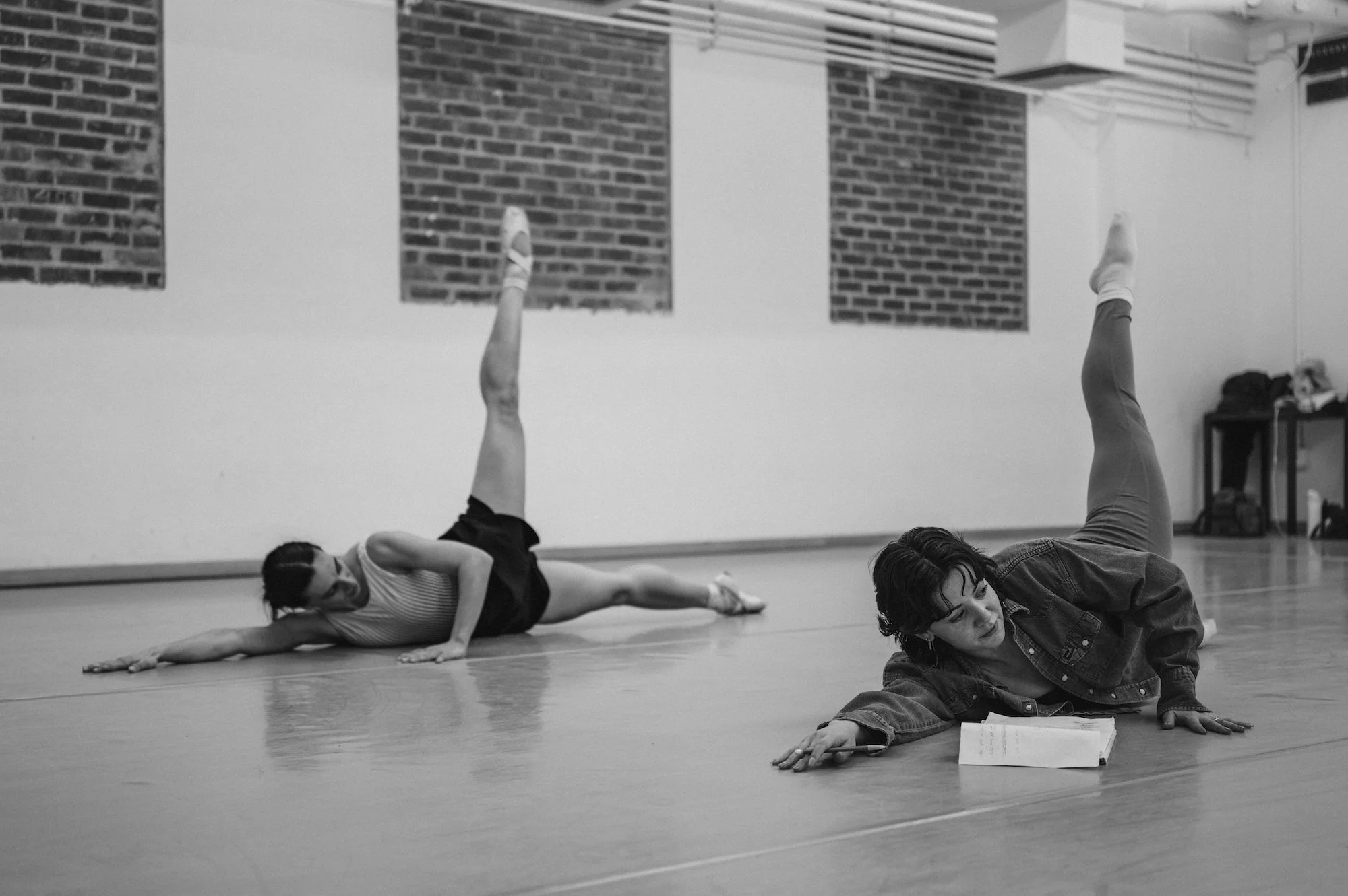 artist Dominique Jenssen rehearses Tidal Passage - photo by Kashif Salahuddin