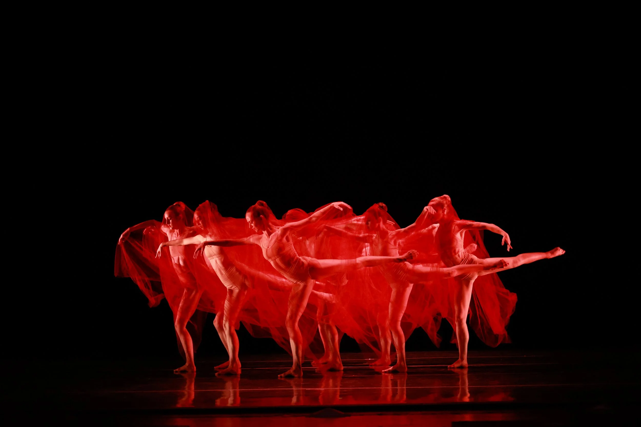 artists of Texas Ballet Theater perform Lamentation Variations - photo by Amitava Sarkar - costumes by Katelyn Cleneghan