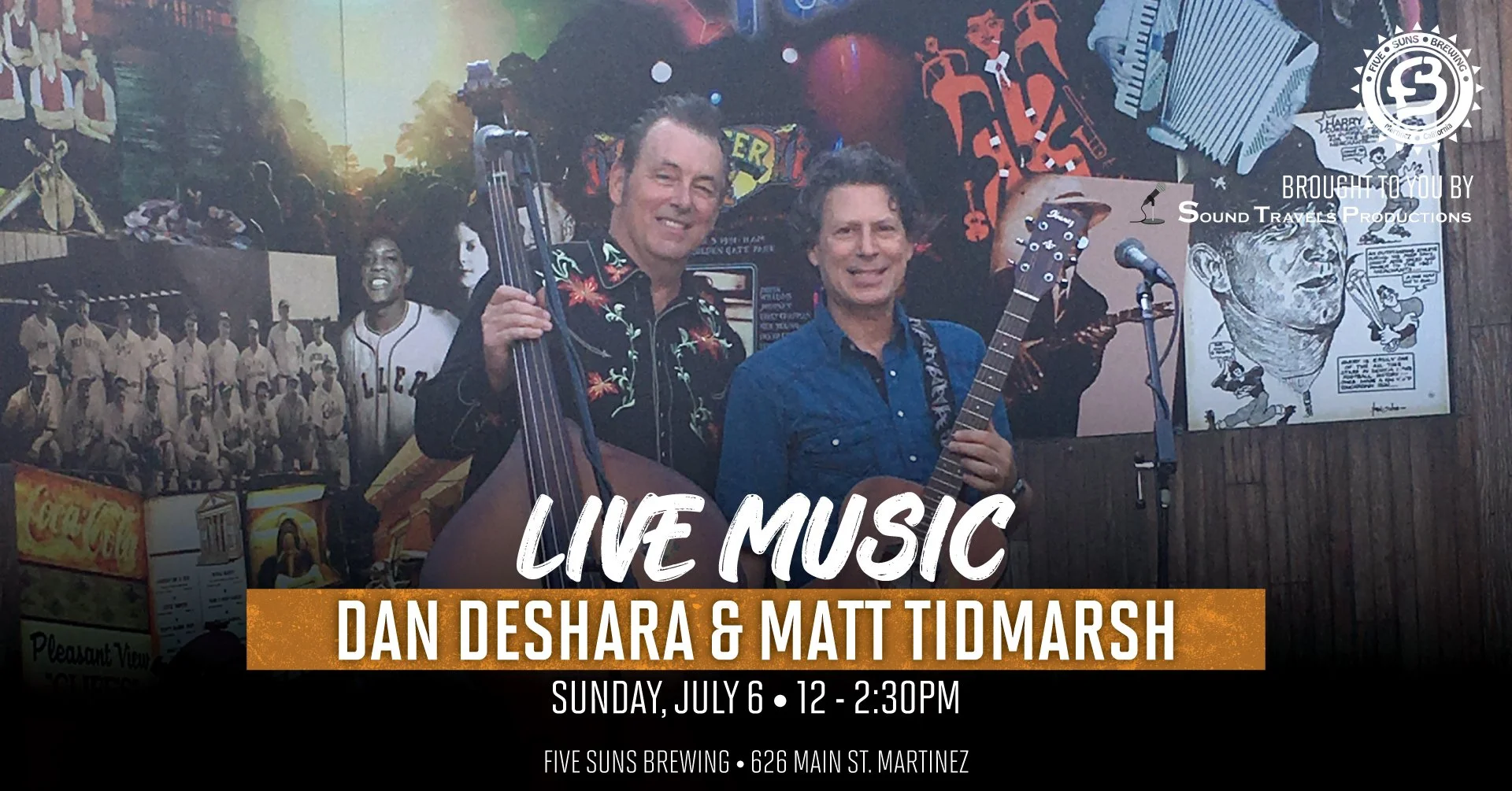 Live Music – Dan DeShara & Matt Tidmarsh