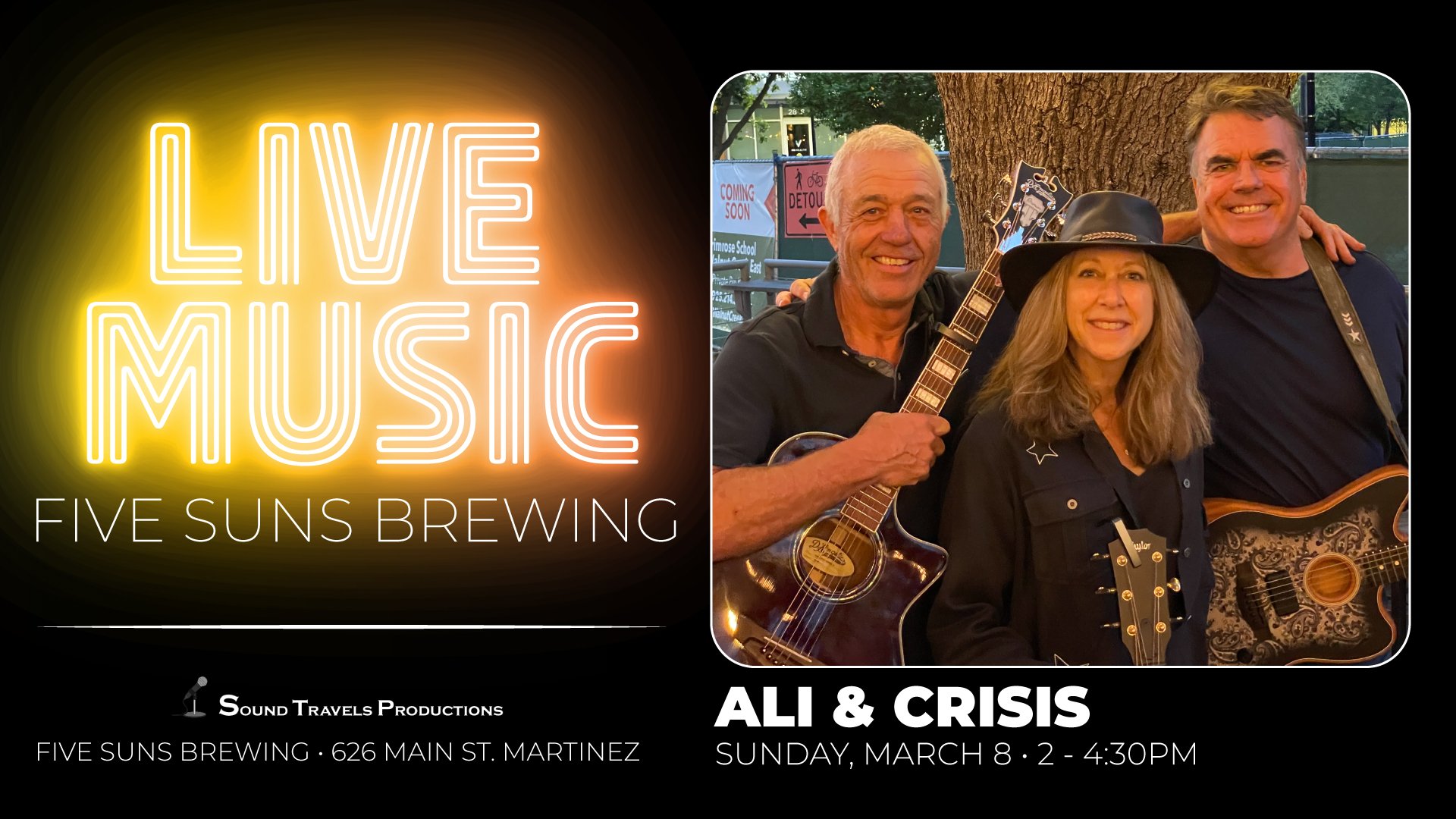 Live Music – Ali & Crisis