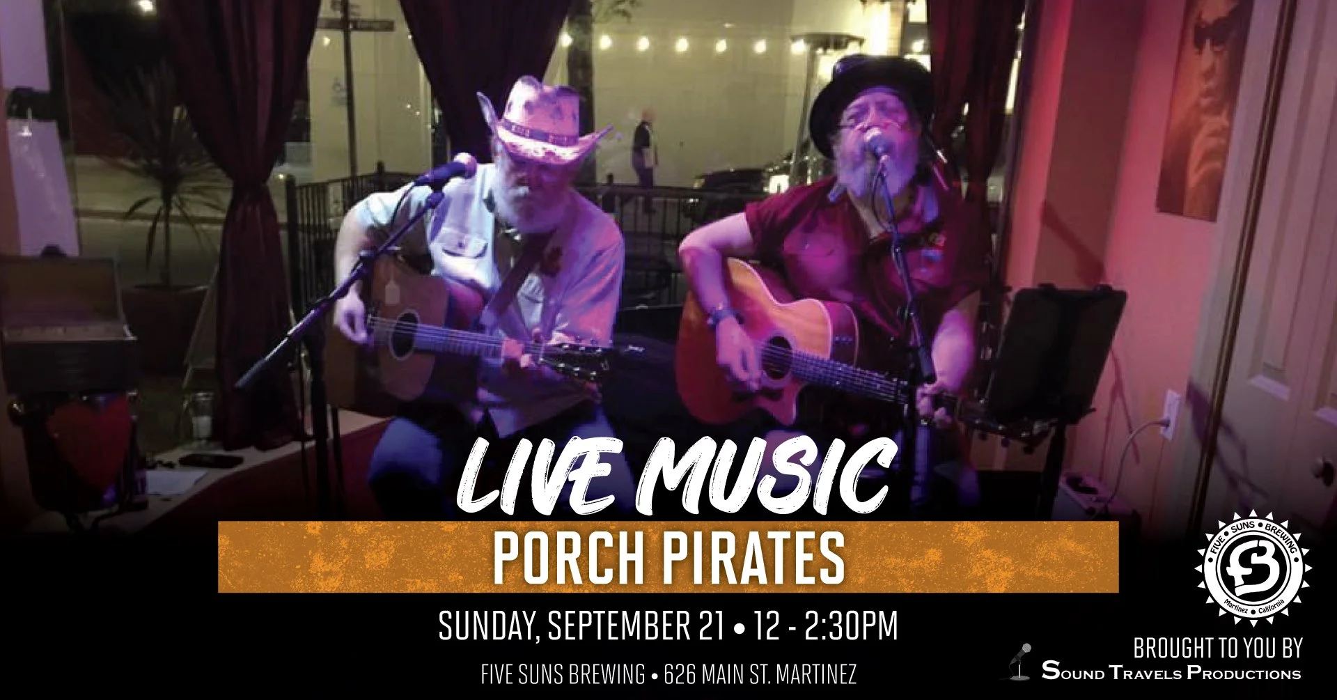 Live Music – Porch Pirates