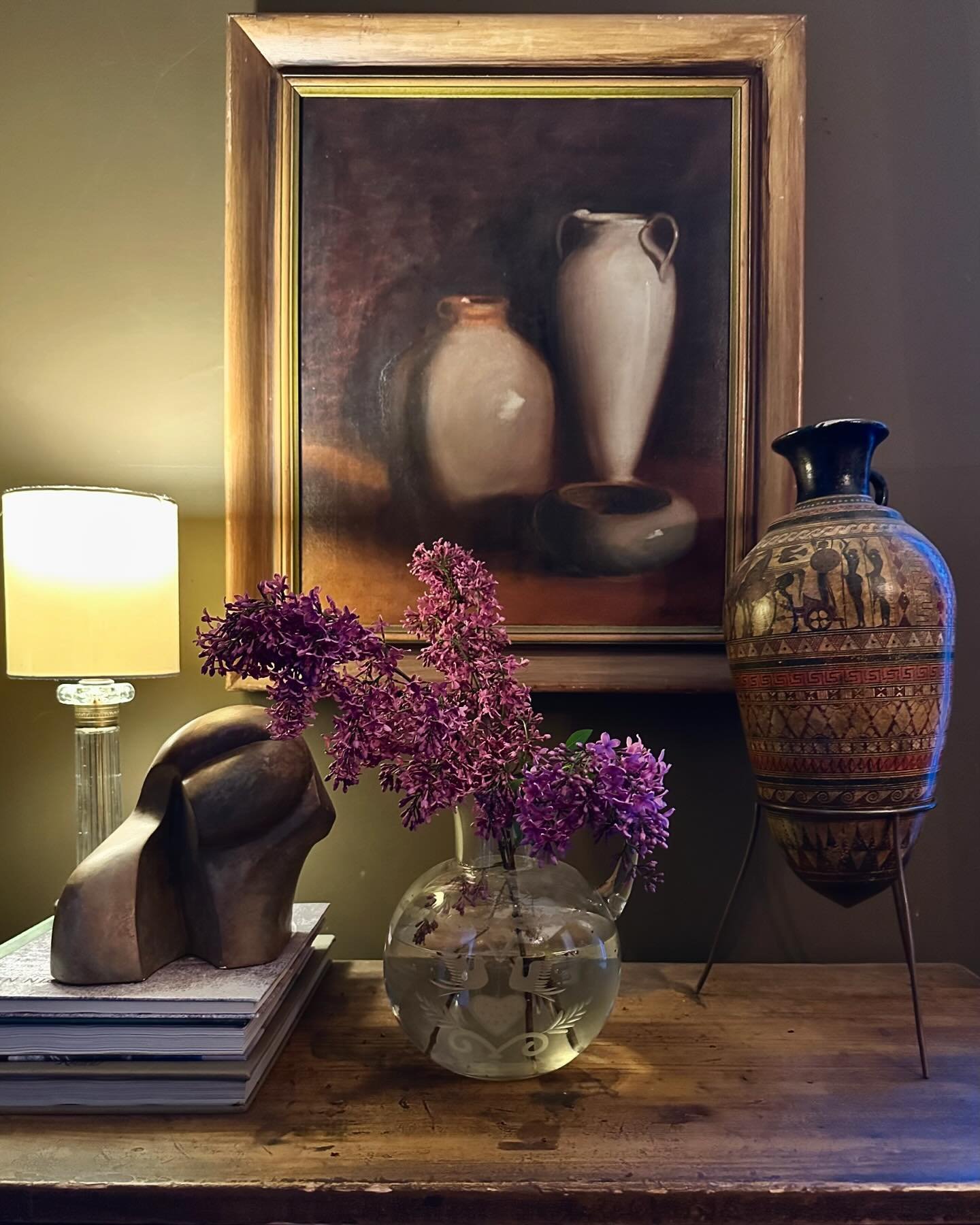 Rejoice, the lilacs are here! #lancethouse #thelilactime #vintageart