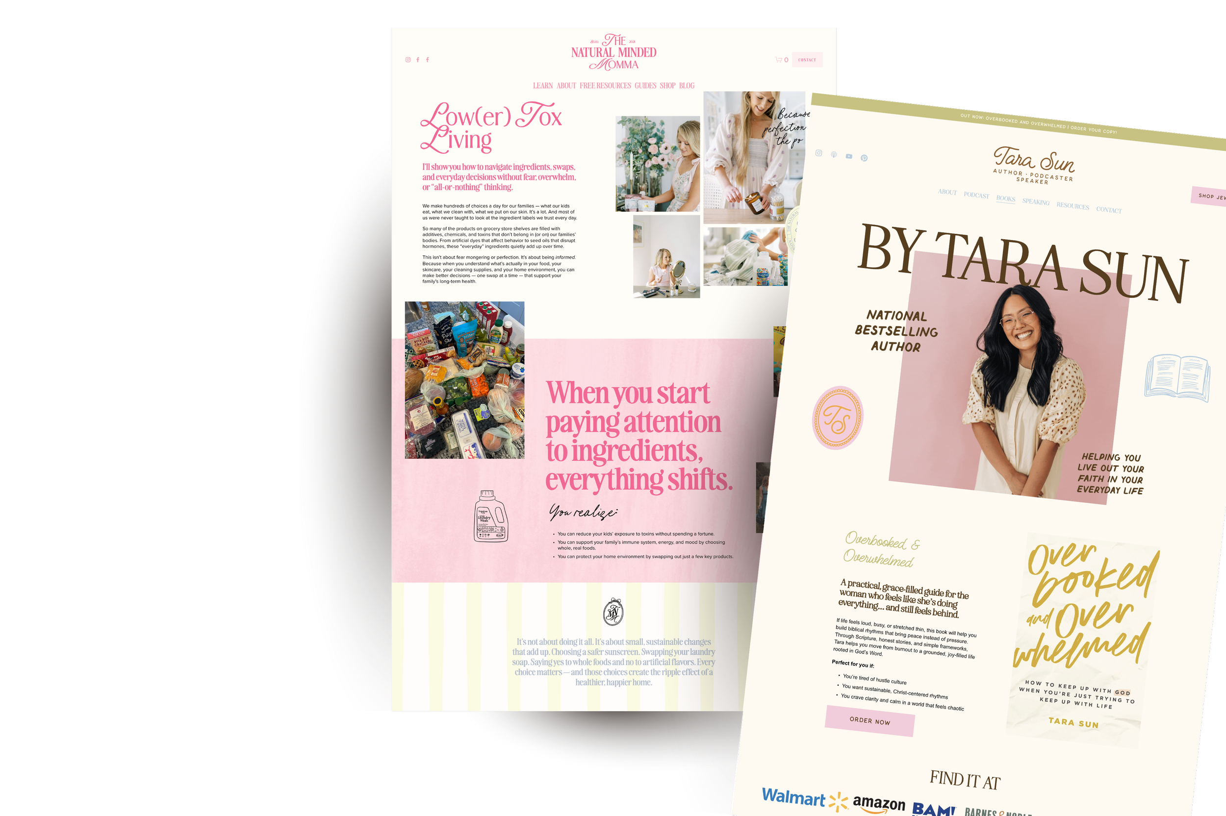 Brand strategist portfolio featuring small business branding, custom illustration, and Squarespace website design for purpose-driven lifestyle and personal brands.